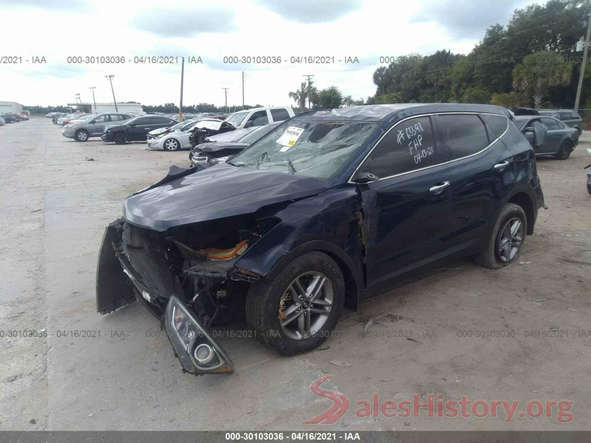 5XYZT3LB3HG456819 2017 HYUNDAI SANTA FE SPORT