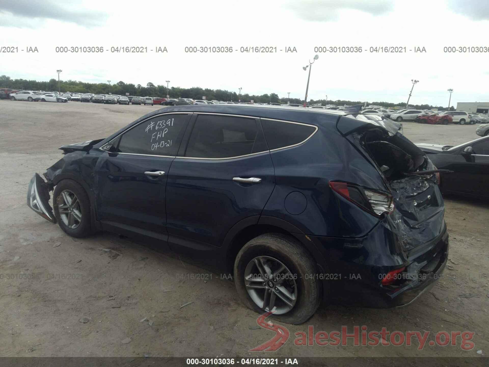 5XYZT3LB3HG456819 2017 HYUNDAI SANTA FE SPORT