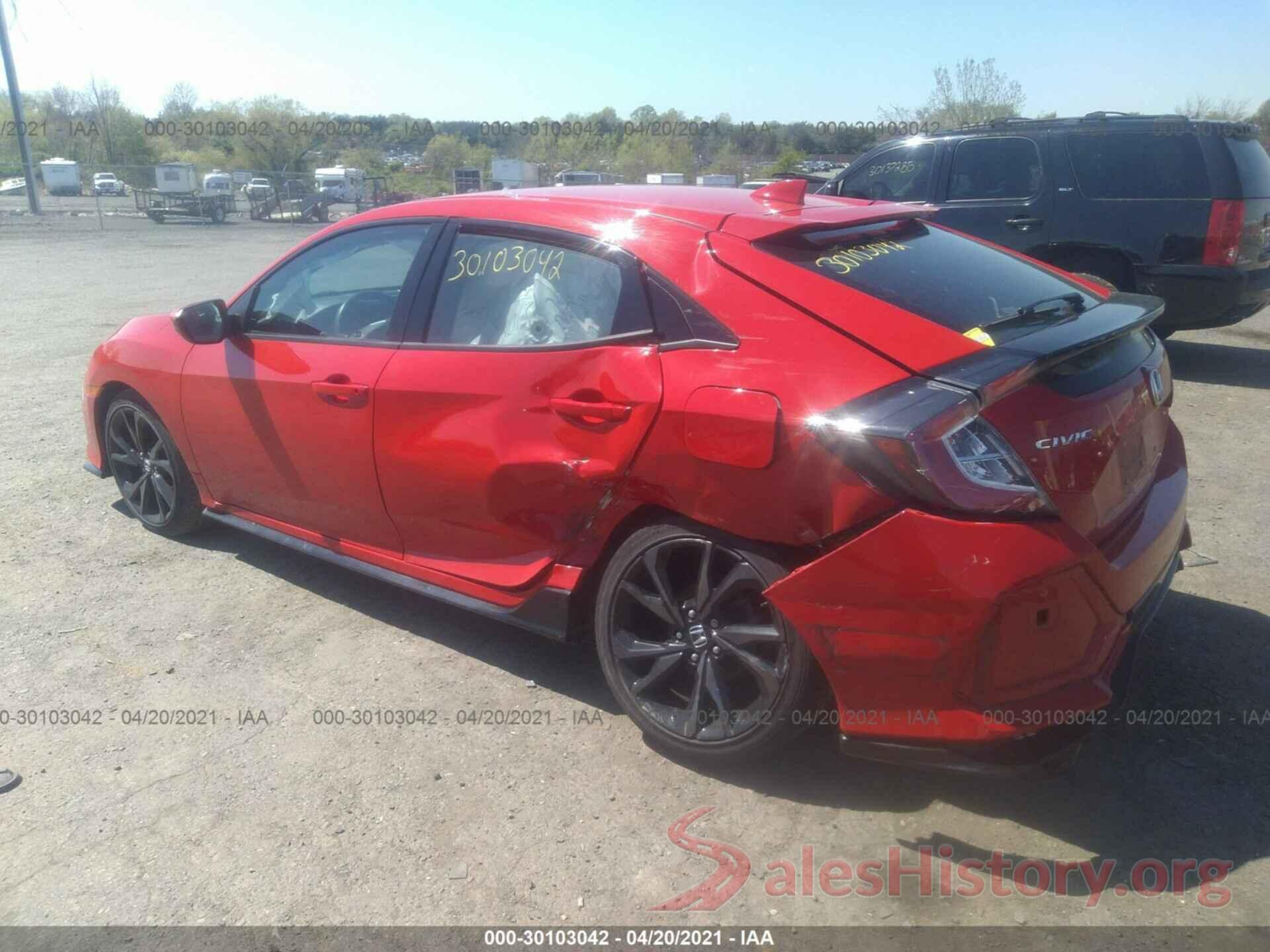 SHHFK7H43HU213007 2017 HONDA CIVIC HATCHBACK