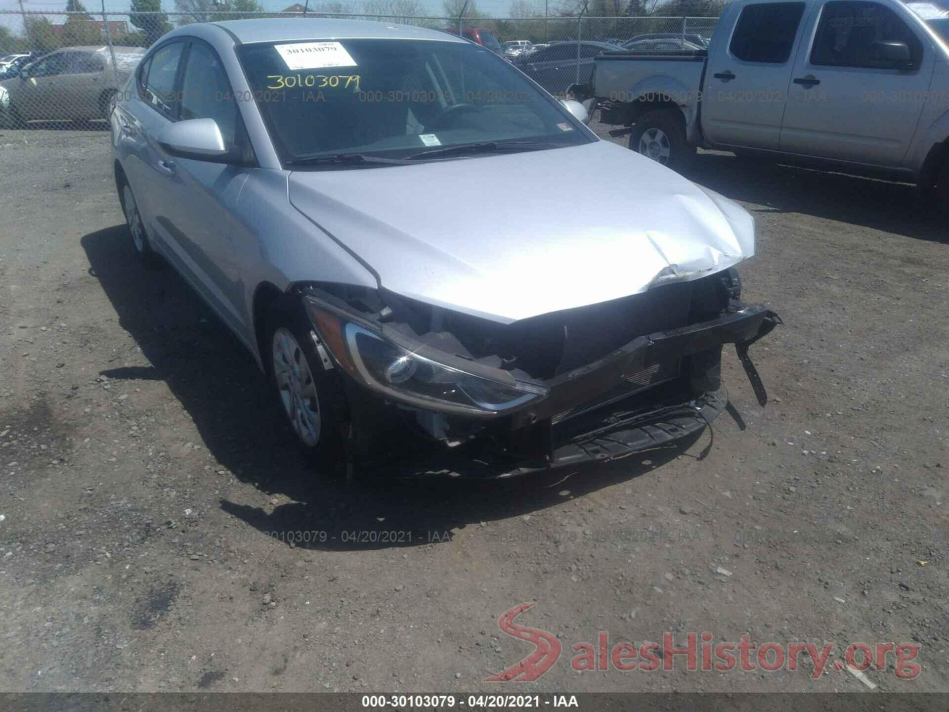 KMHD74LF8HU128412 2017 HYUNDAI ELANTRA