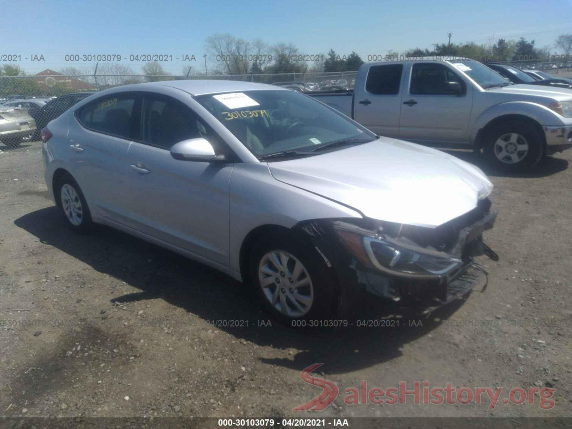 KMHD74LF8HU128412 2017 HYUNDAI ELANTRA