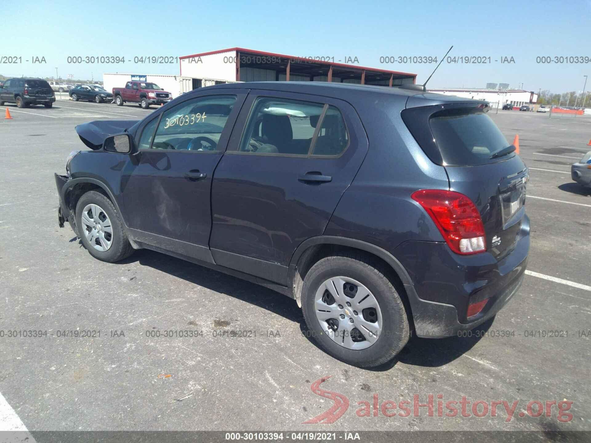 3GNCJKSBXJL197405 2018 CHEVROLET TRAX