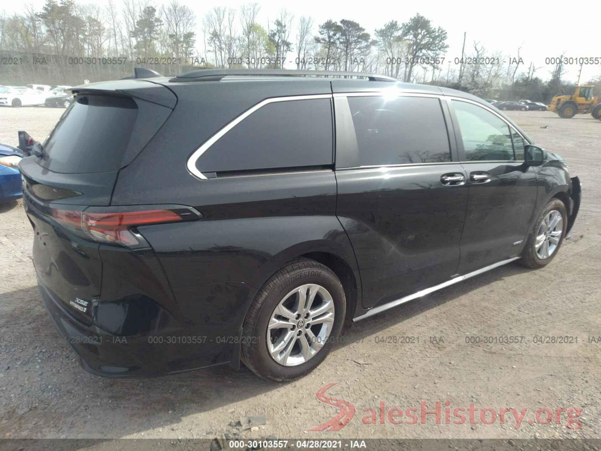 5TDDSKFC0MS003914 2021 TOYOTA SIENNA