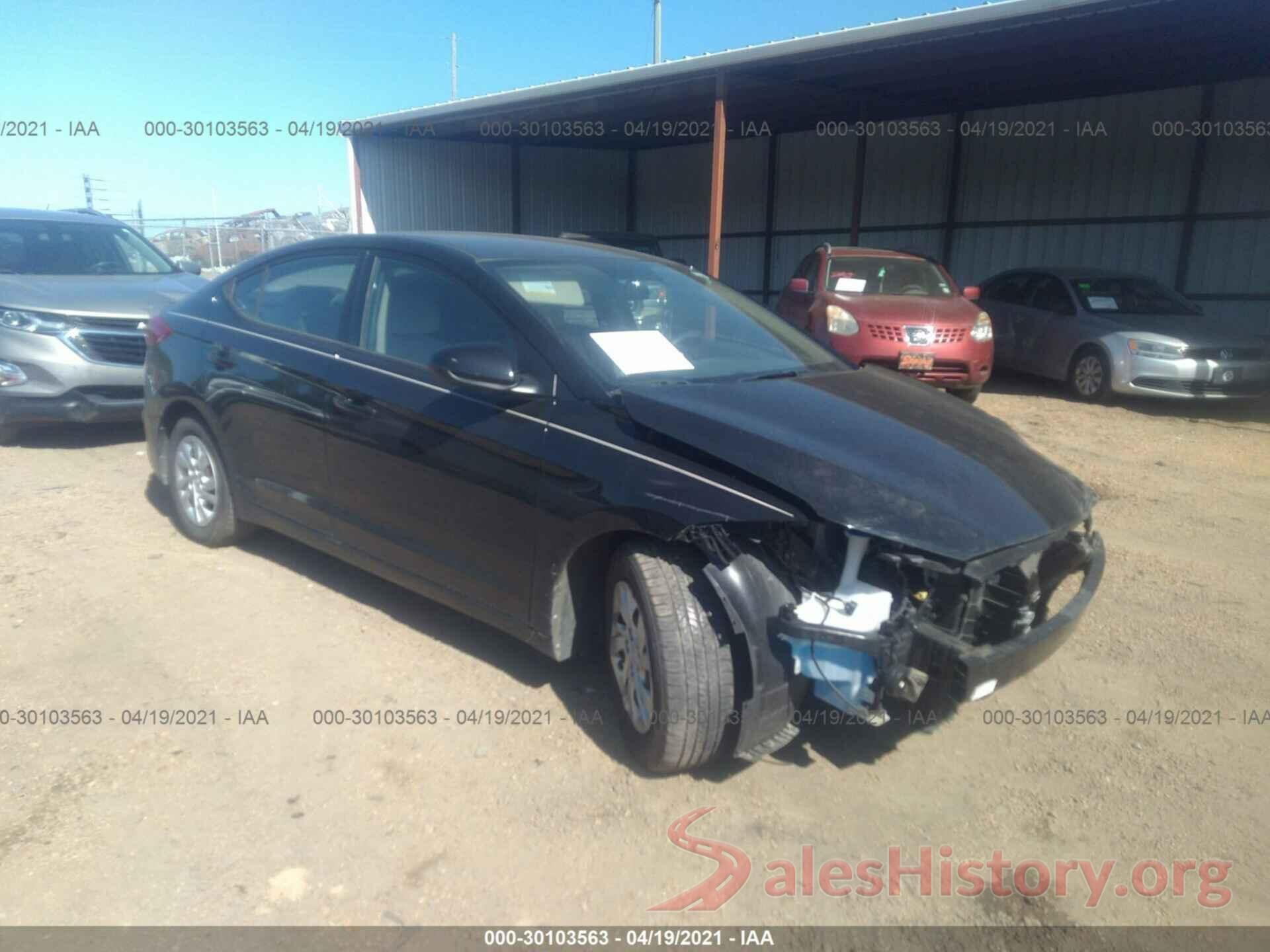 5NPD74LF0HH130735 2017 HYUNDAI ELANTRA