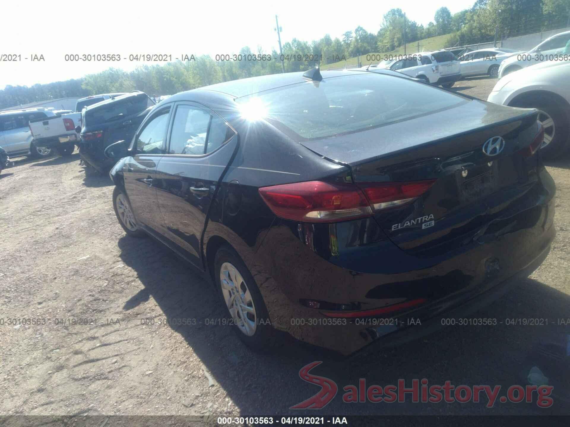 5NPD74LF0HH130735 2017 HYUNDAI ELANTRA