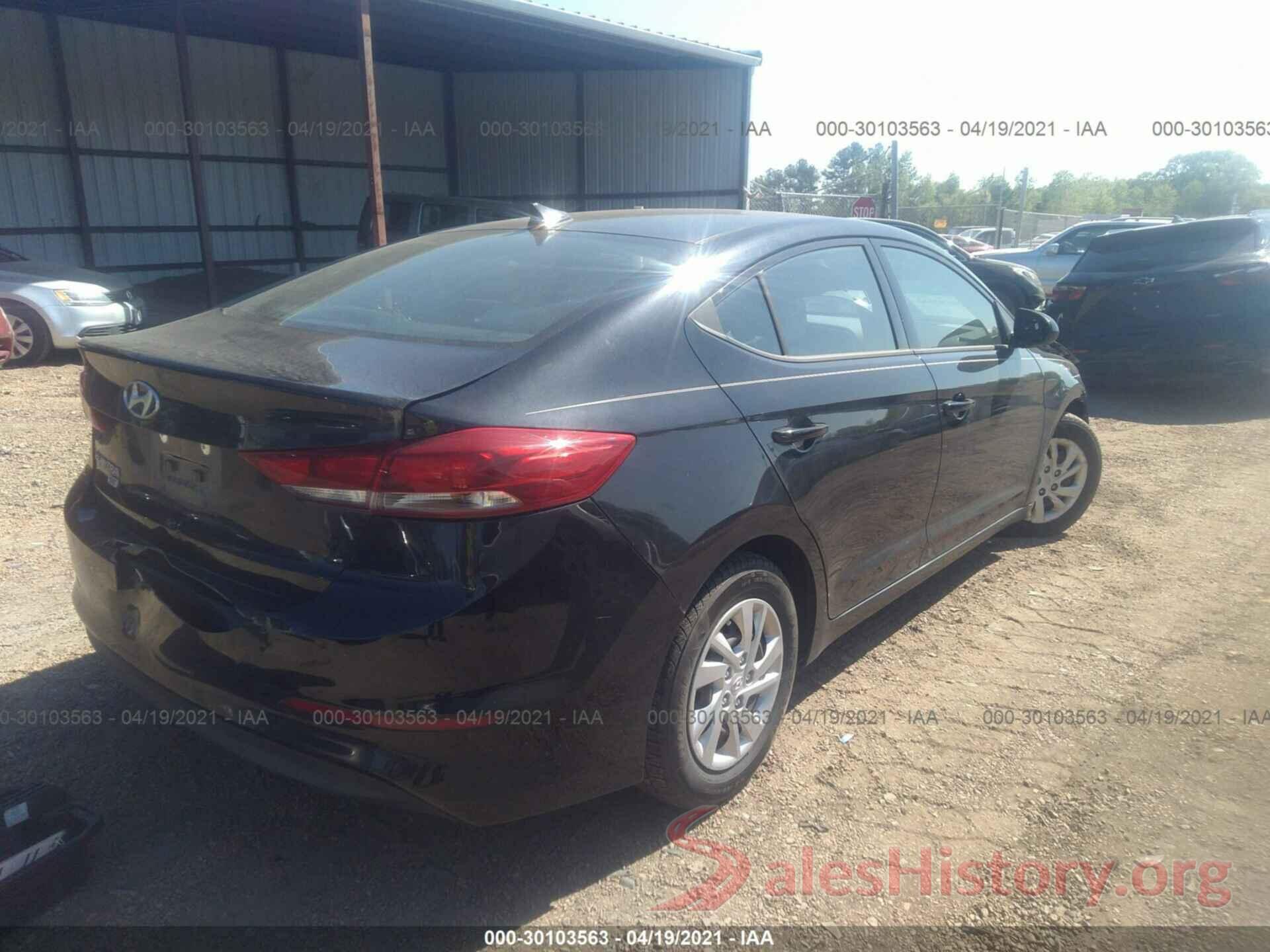 5NPD74LF0HH130735 2017 HYUNDAI ELANTRA