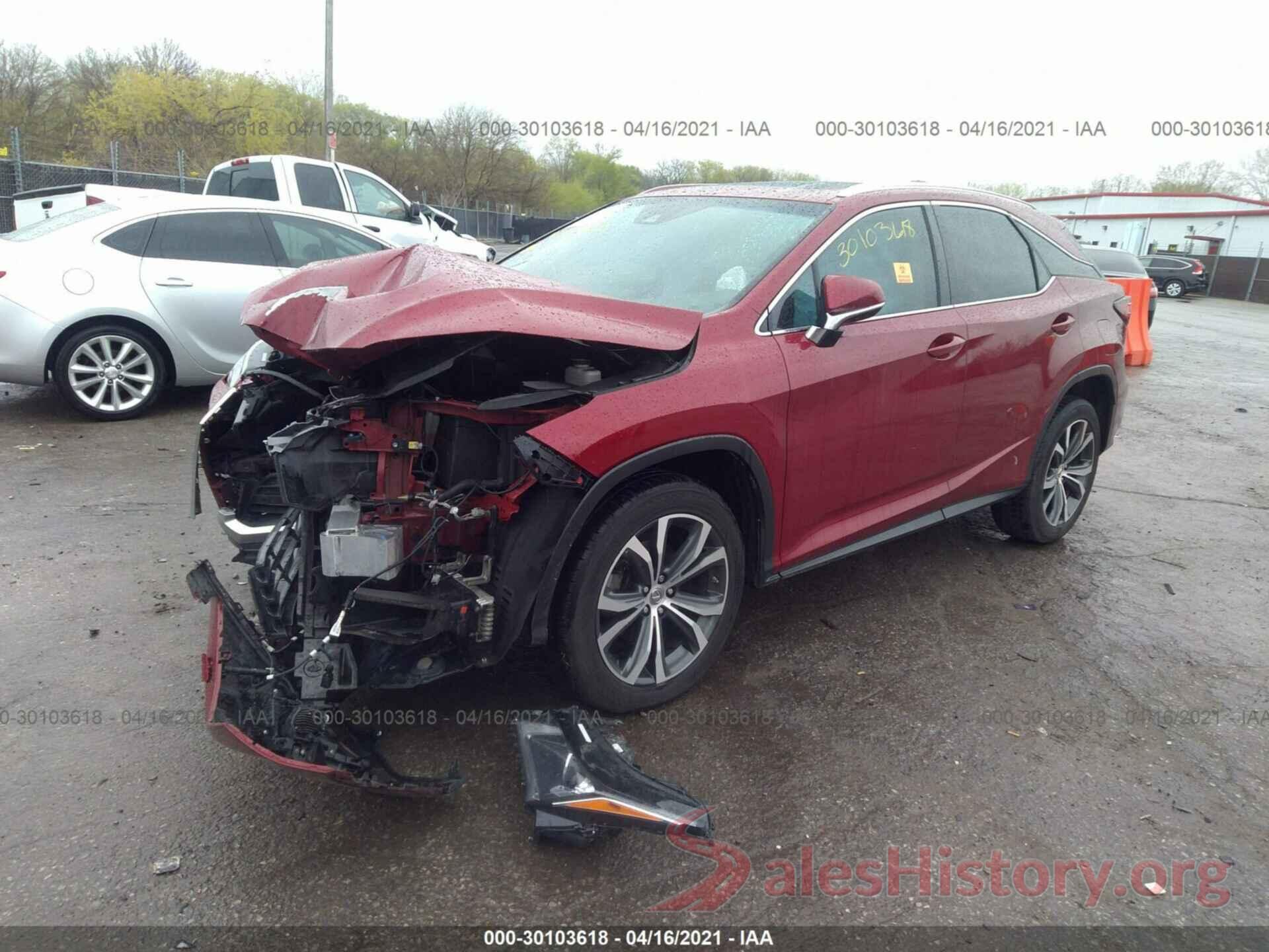 2T2BZMCA5HC118617 2017 LEXUS RX