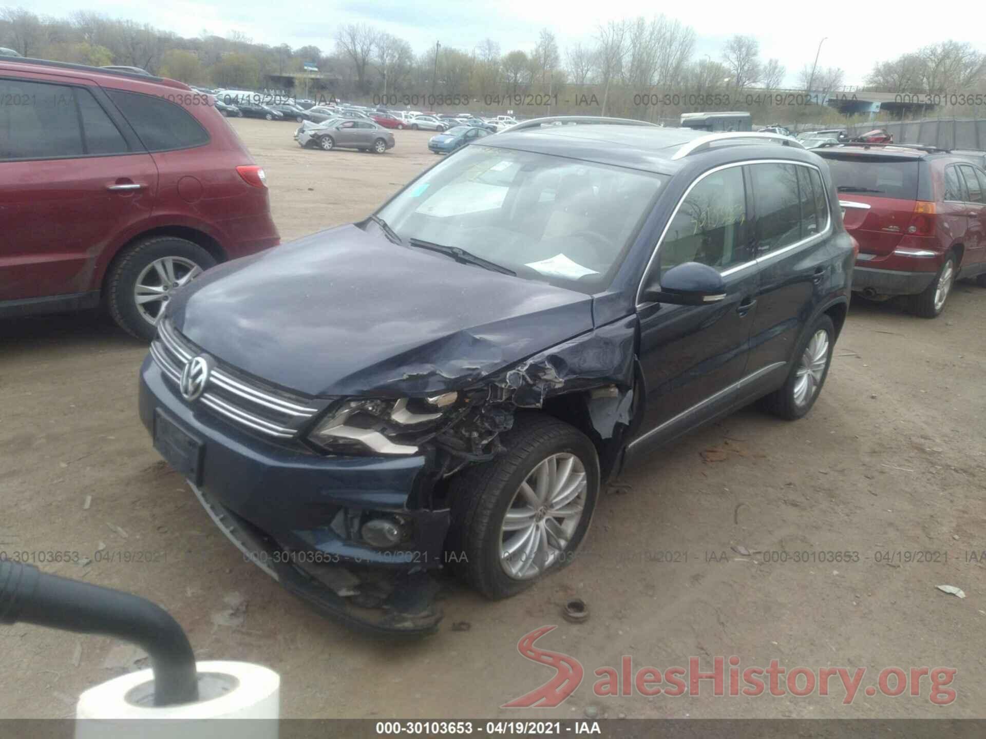 WVGBV7AX3GW532084 2016 VOLKSWAGEN TIGUAN