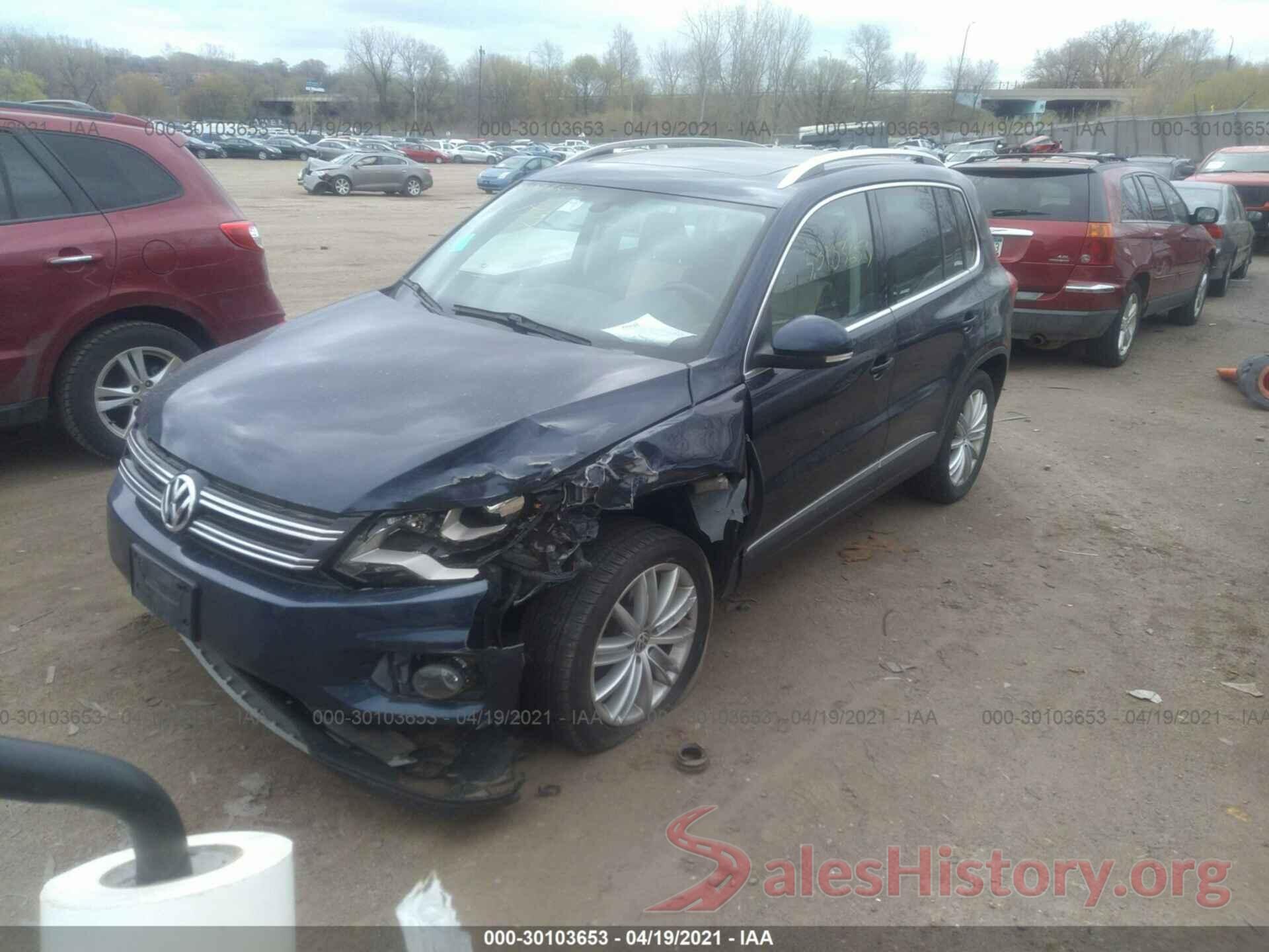 WVGBV7AX3GW532084 2016 VOLKSWAGEN TIGUAN