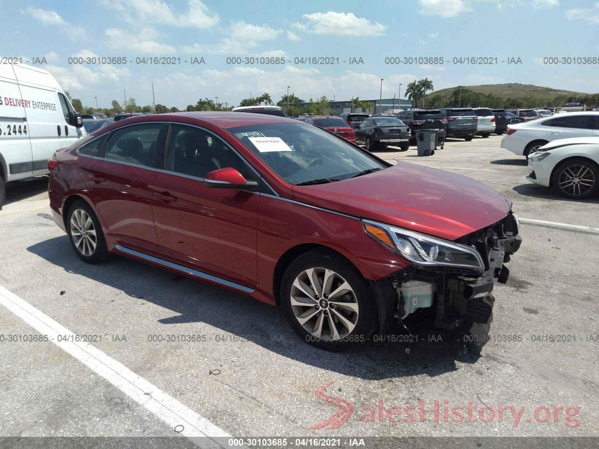 5NPE34AF3GH434031 2016 HYUNDAI SONATA