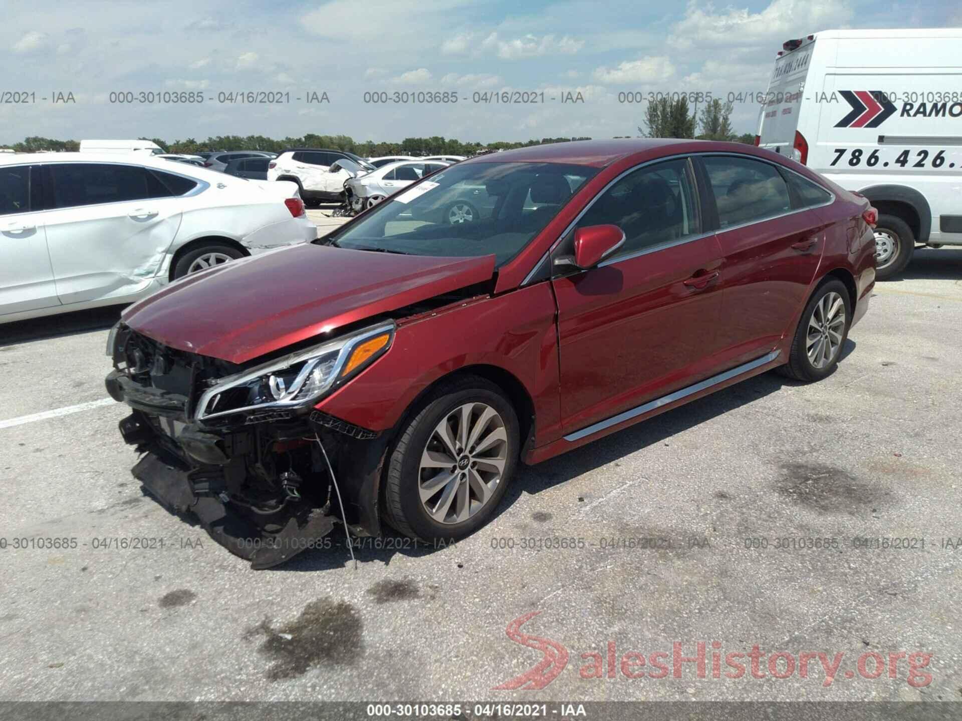 5NPE34AF3GH434031 2016 HYUNDAI SONATA