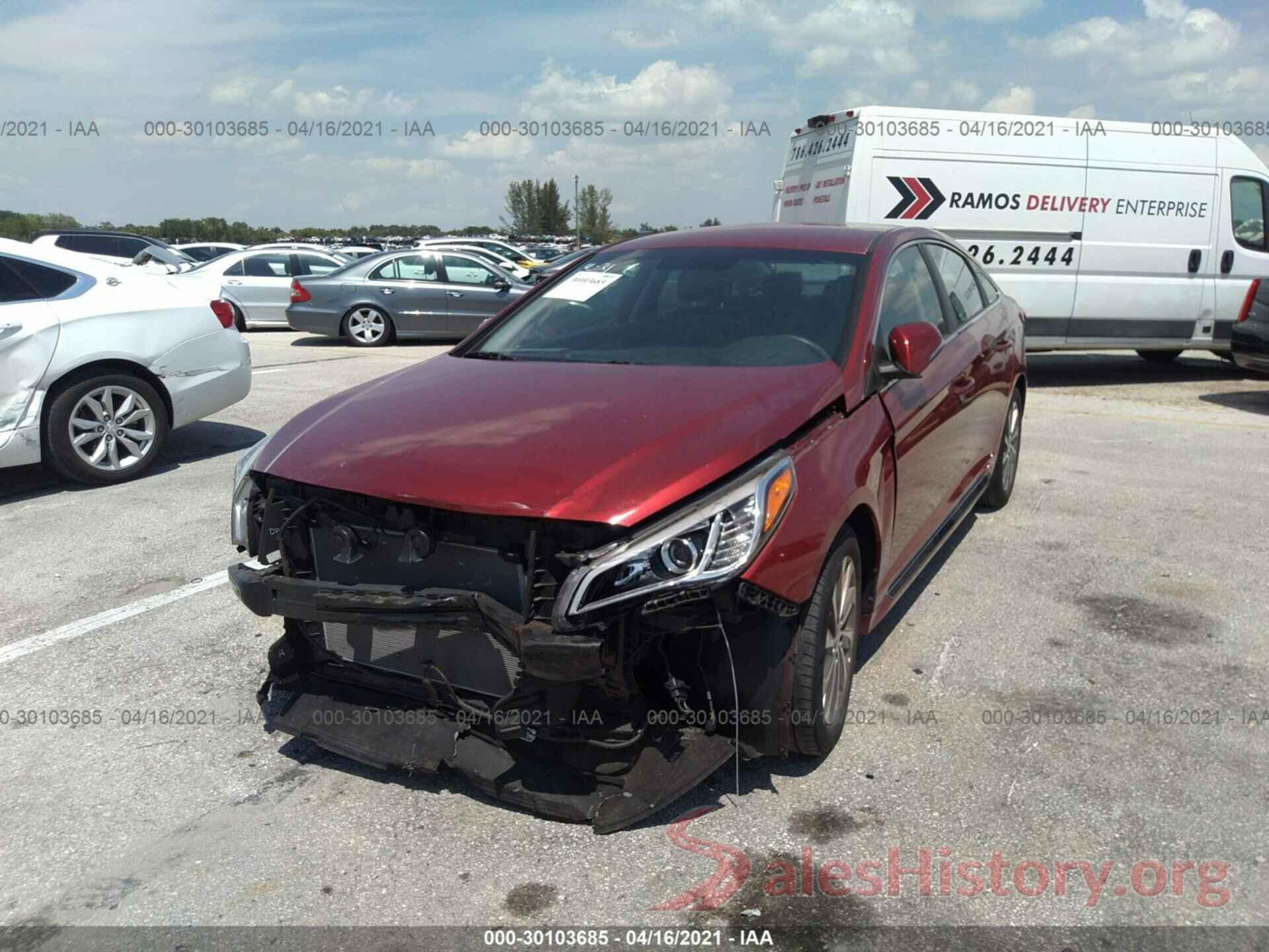 5NPE34AF3GH434031 2016 HYUNDAI SONATA