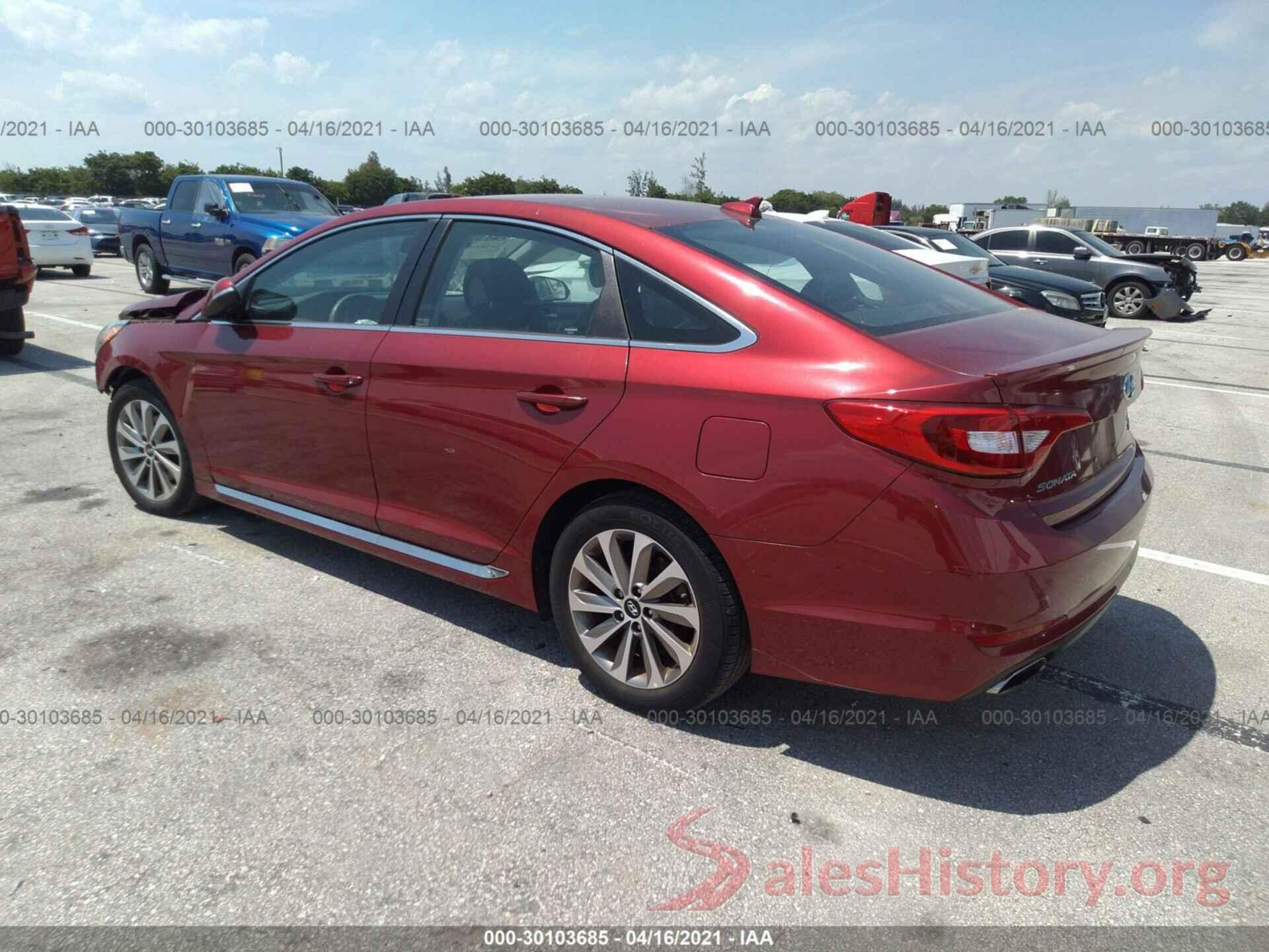 5NPE34AF3GH434031 2016 HYUNDAI SONATA