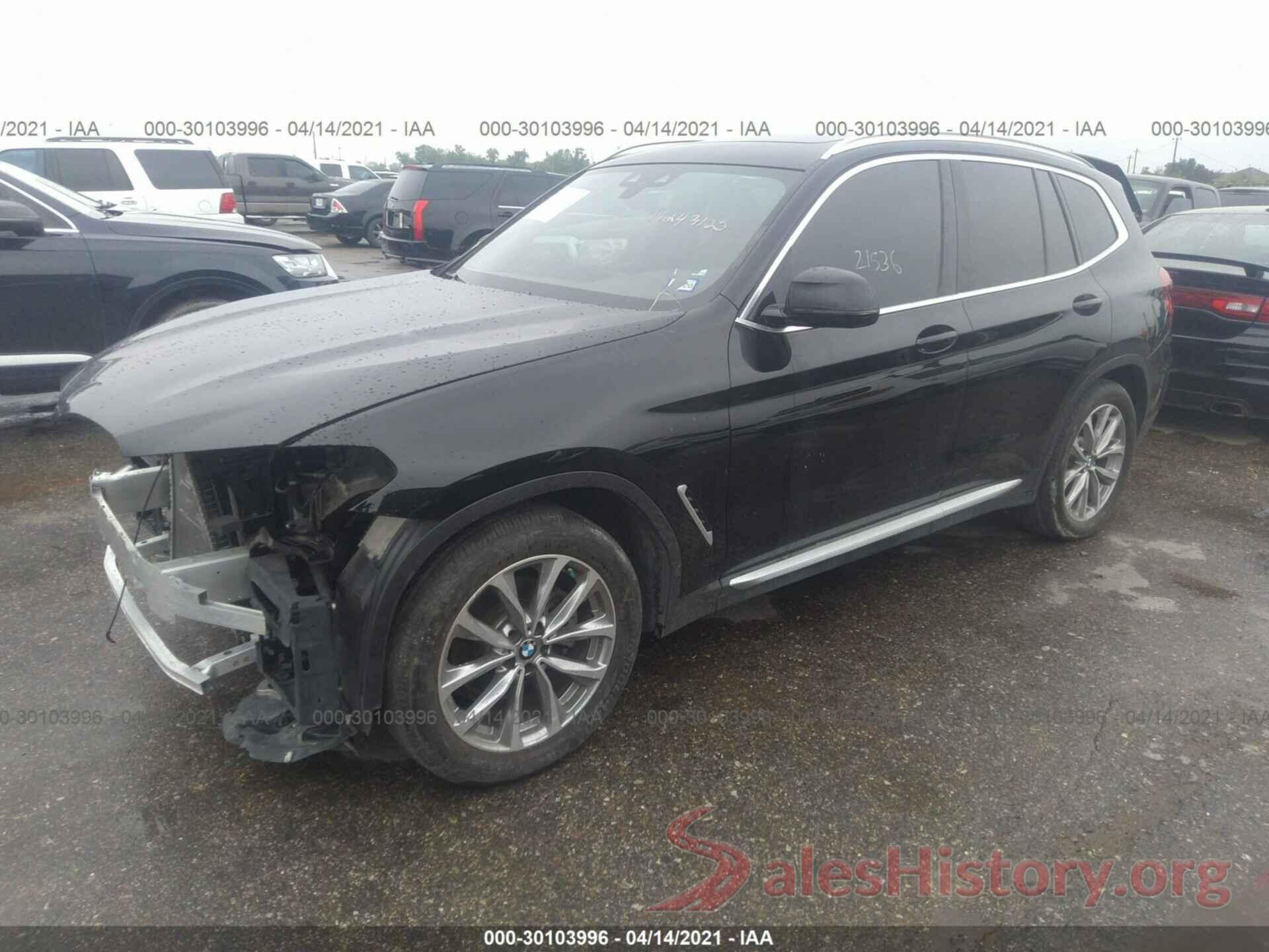 5UXTR7C54KLE94370 2019 BMW X3