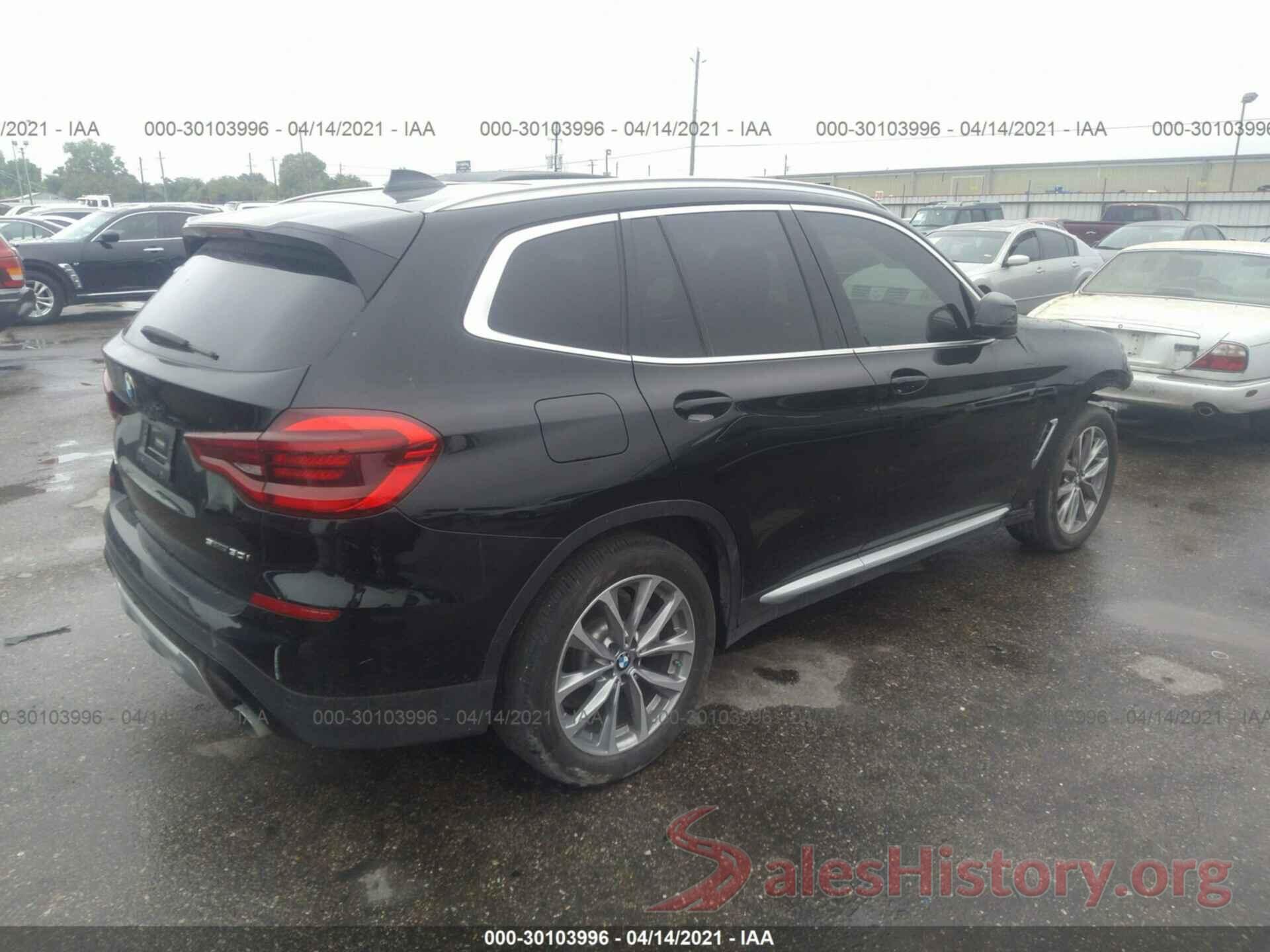 5UXTR7C54KLE94370 2019 BMW X3