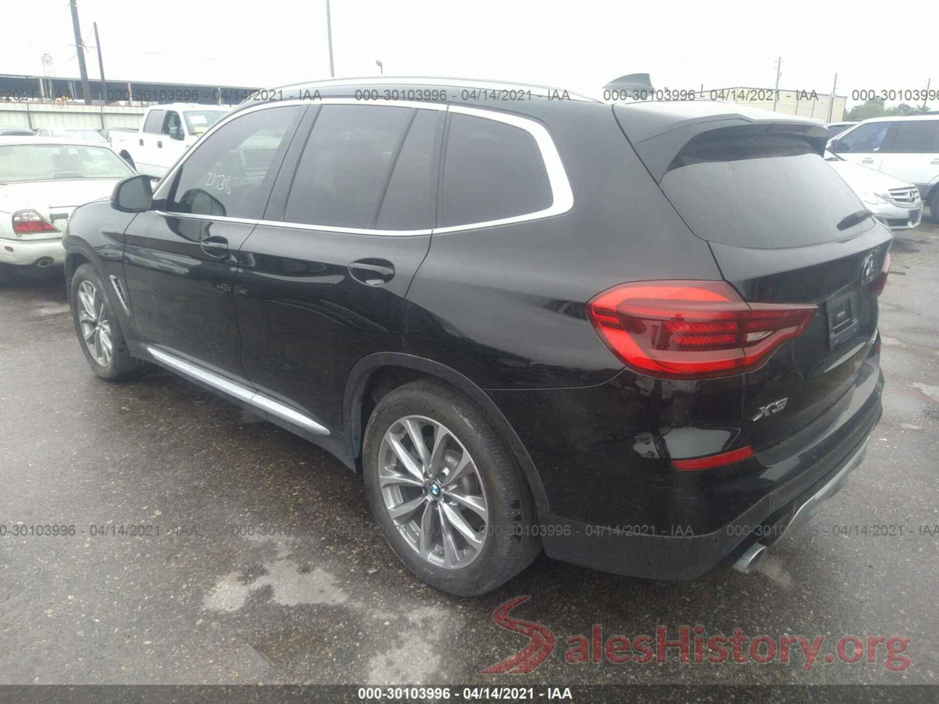 5UXTR7C54KLE94370 2019 BMW X3