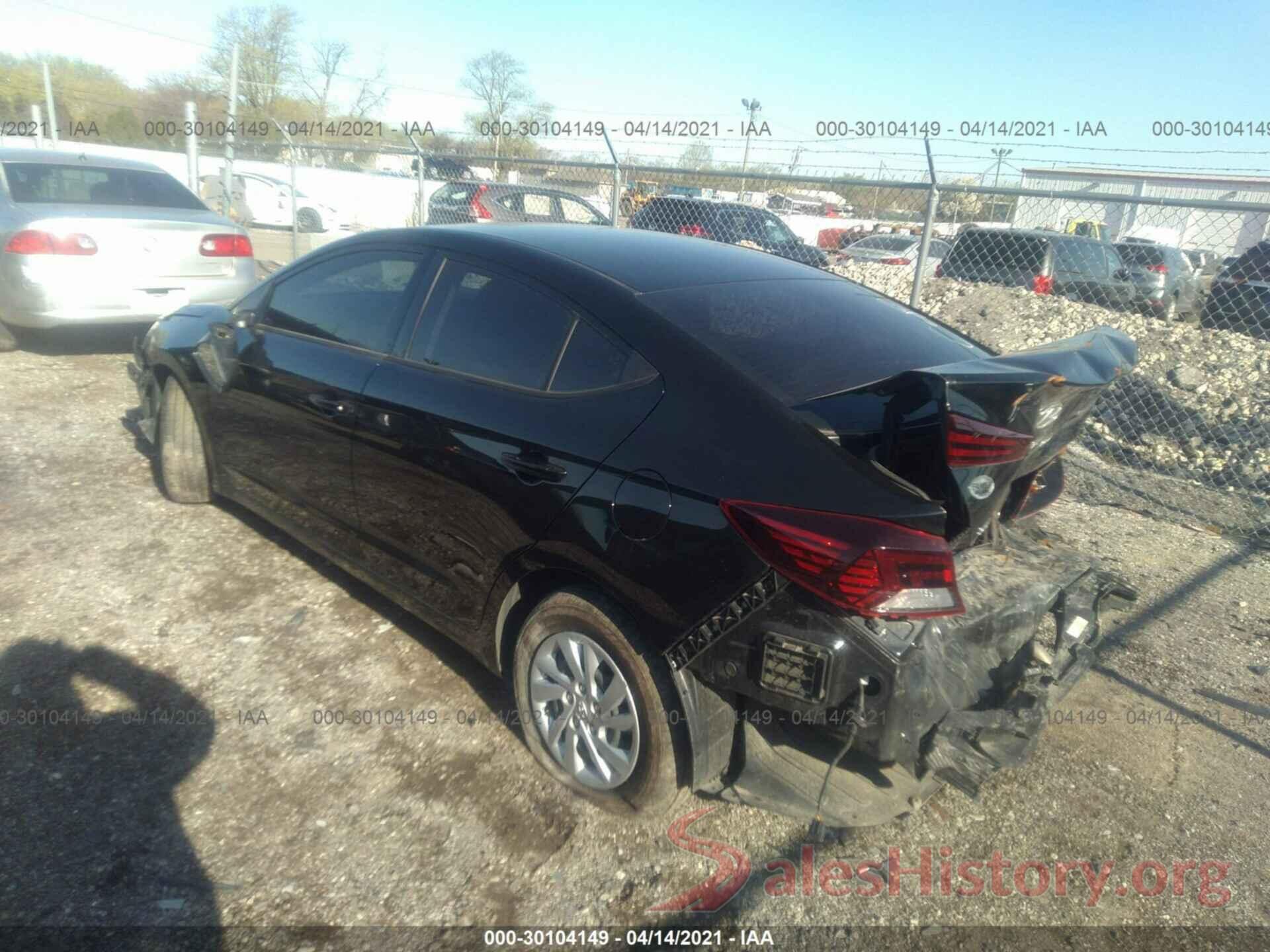 5NPD74LF6LH537242 2020 HYUNDAI ELANTRA