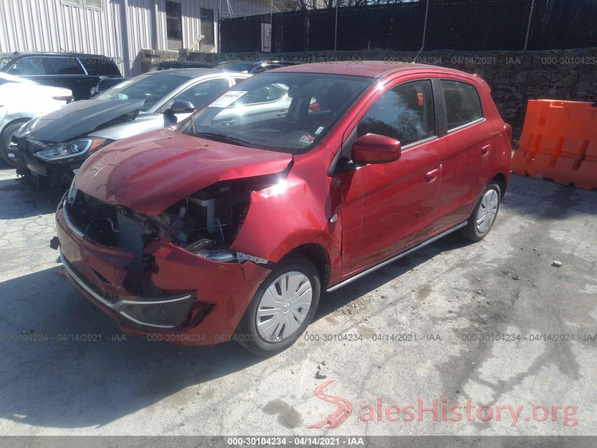 ML32A3HJ8LH008912 2020 MITSUBISHI MIRAGE