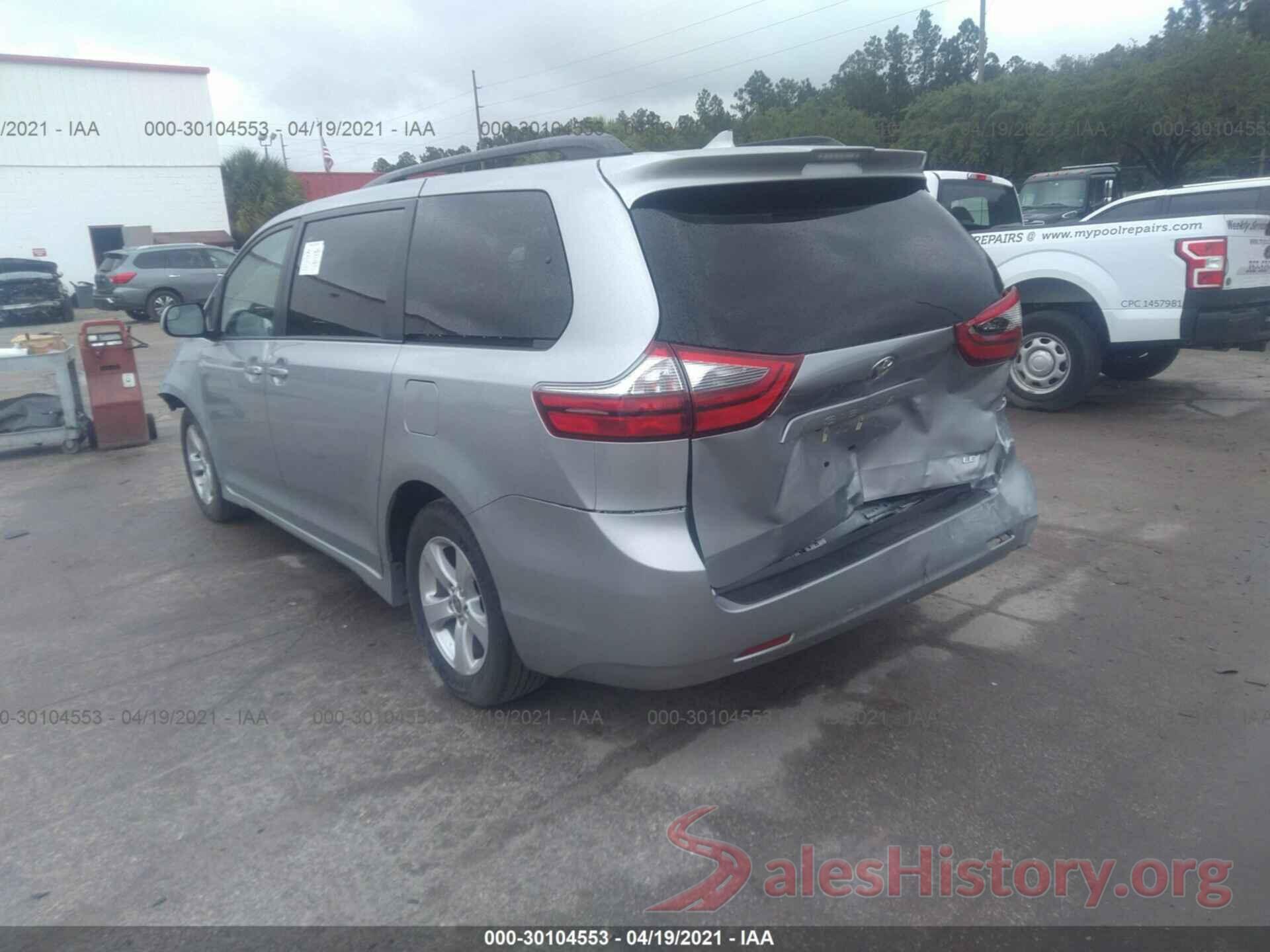 5TDKZ3DCXLS069526 2020 TOYOTA SIENNA