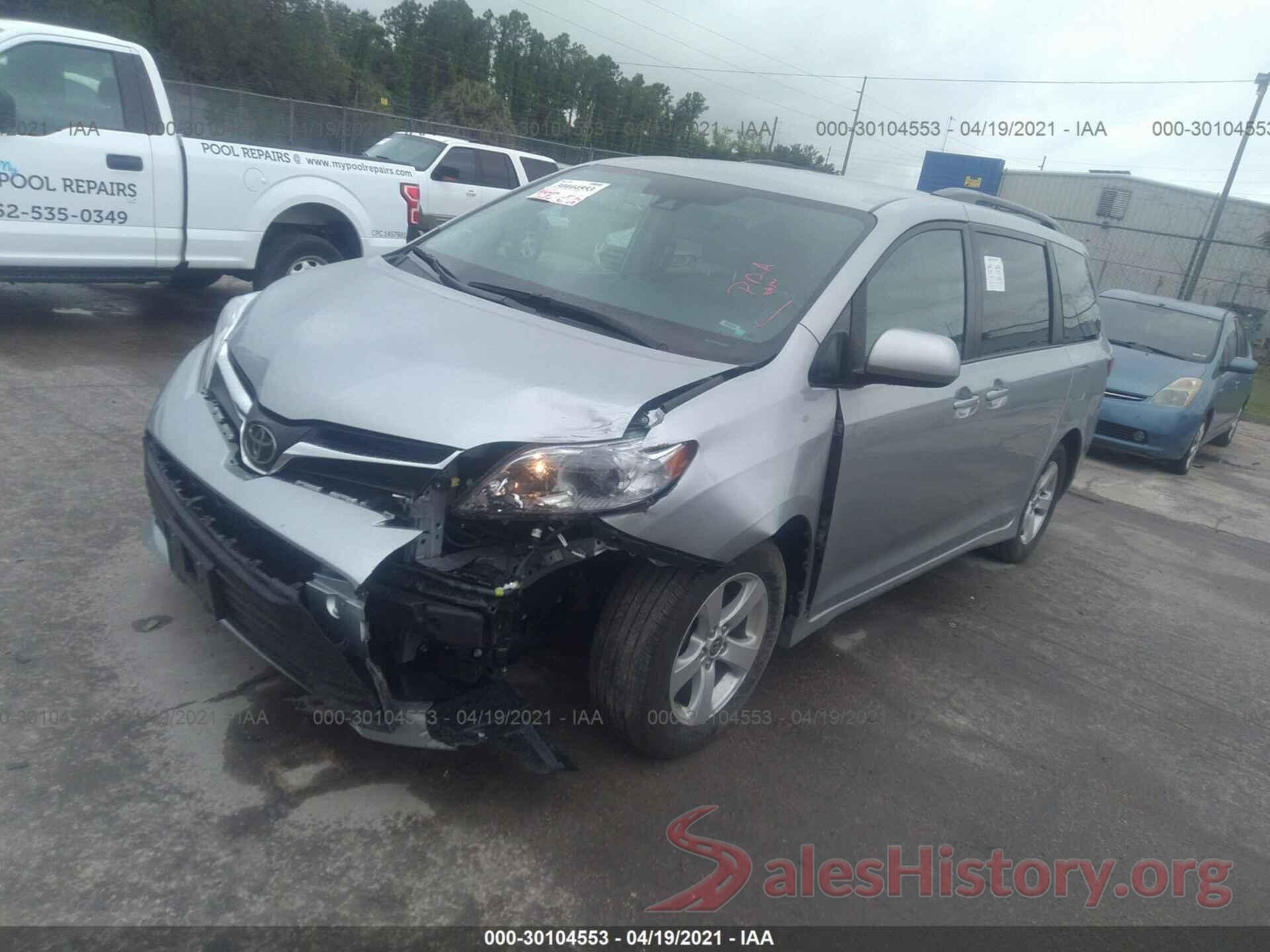 5TDKZ3DCXLS069526 2020 TOYOTA SIENNA