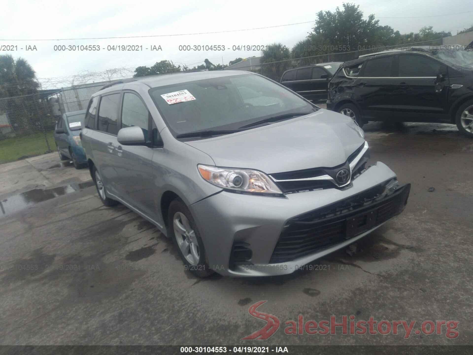 5TDKZ3DCXLS069526 2020 TOYOTA SIENNA