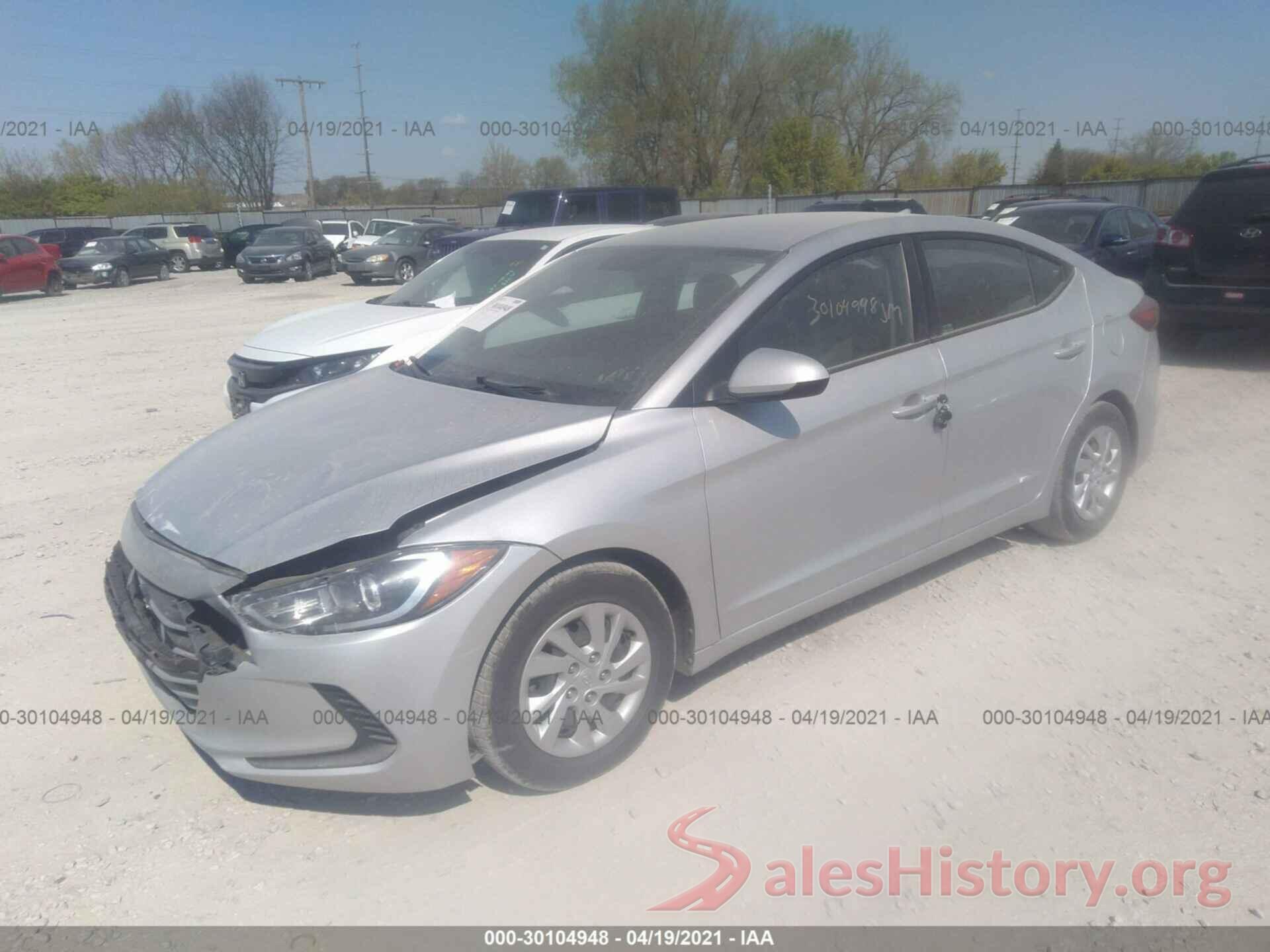 5NPD74LF5HH211469 2017 HYUNDAI ELANTRA