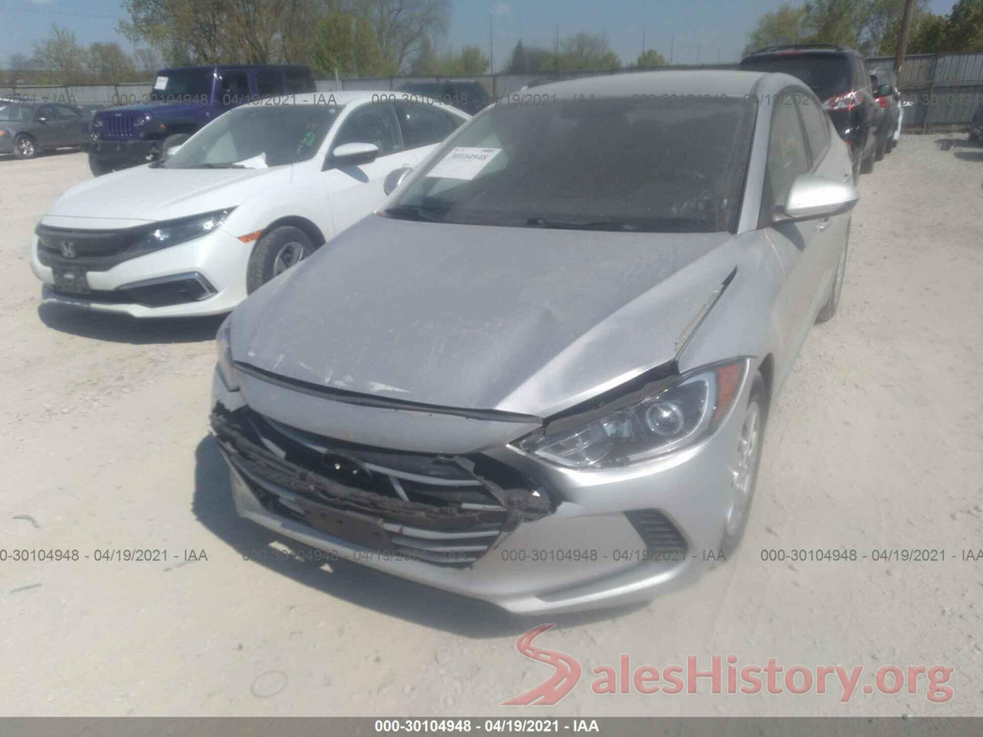 5NPD74LF5HH211469 2017 HYUNDAI ELANTRA