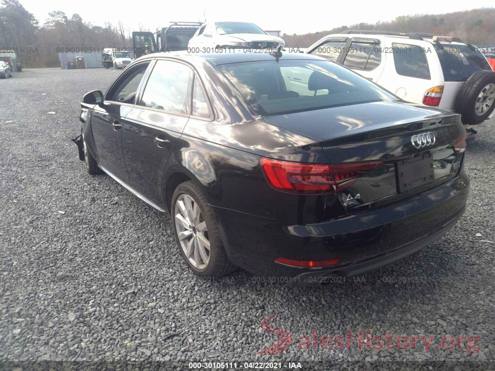 WAUDNAF45JN016506 2018 AUDI A4