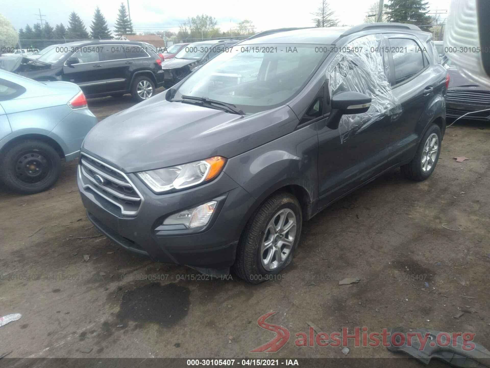 MAJ3S2GE2KC286459 2019 FORD ECOSPORT