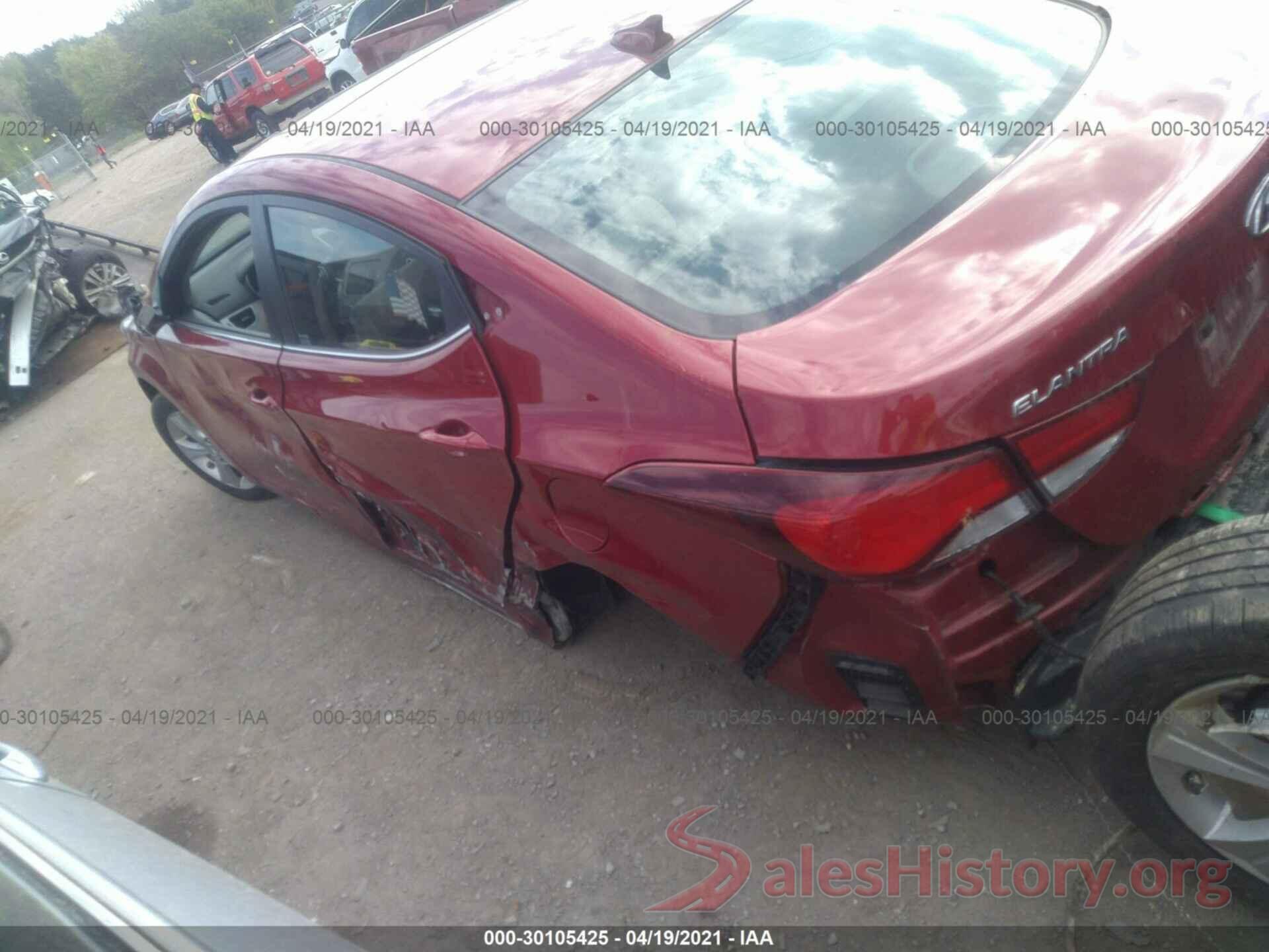 KMHDH4AE0GU600642 2016 HYUNDAI ELANTRA