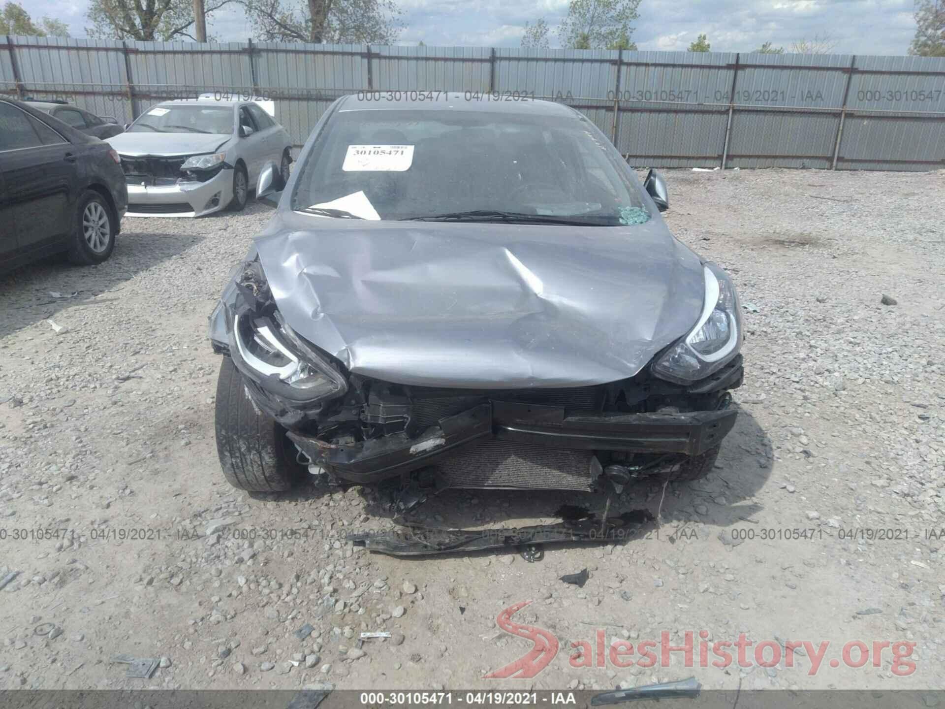 5NPDH4AE7FH617001 2015 HYUNDAI ELANTRA