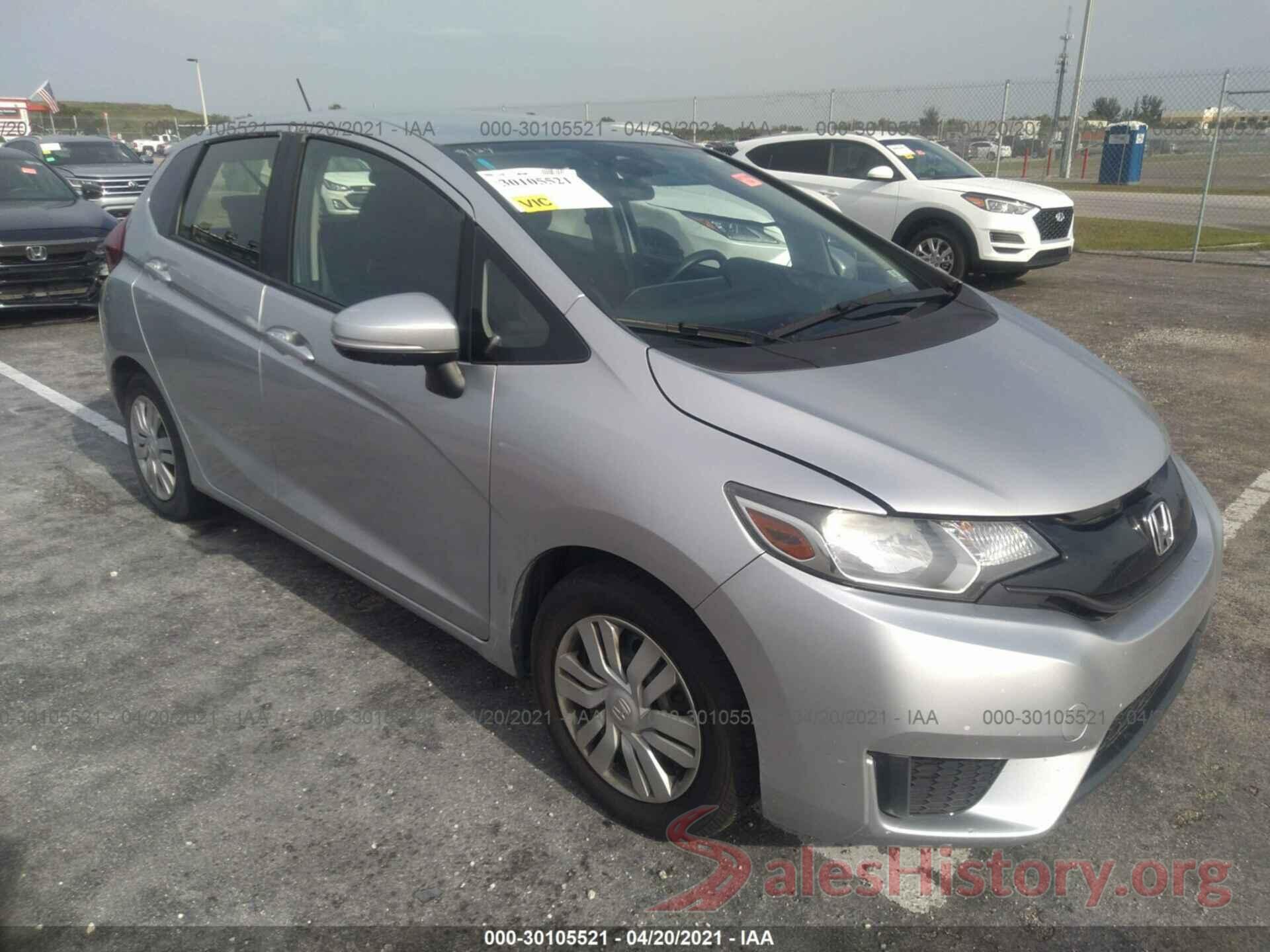 JHMGK5H51GX012986 2016 HONDA FIT