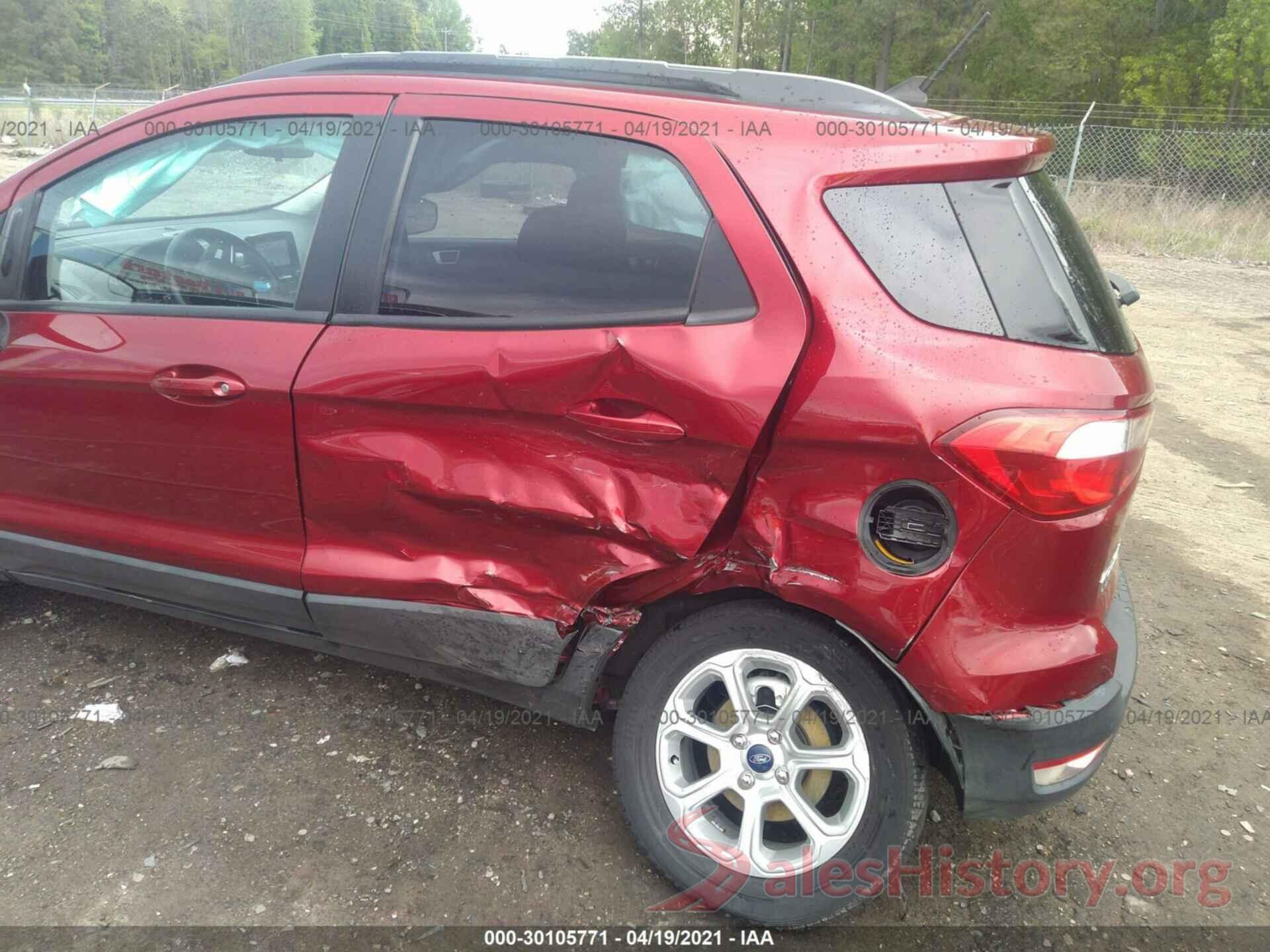 MAJ3S2GE4KC269906 2019 FORD ECOSPORT