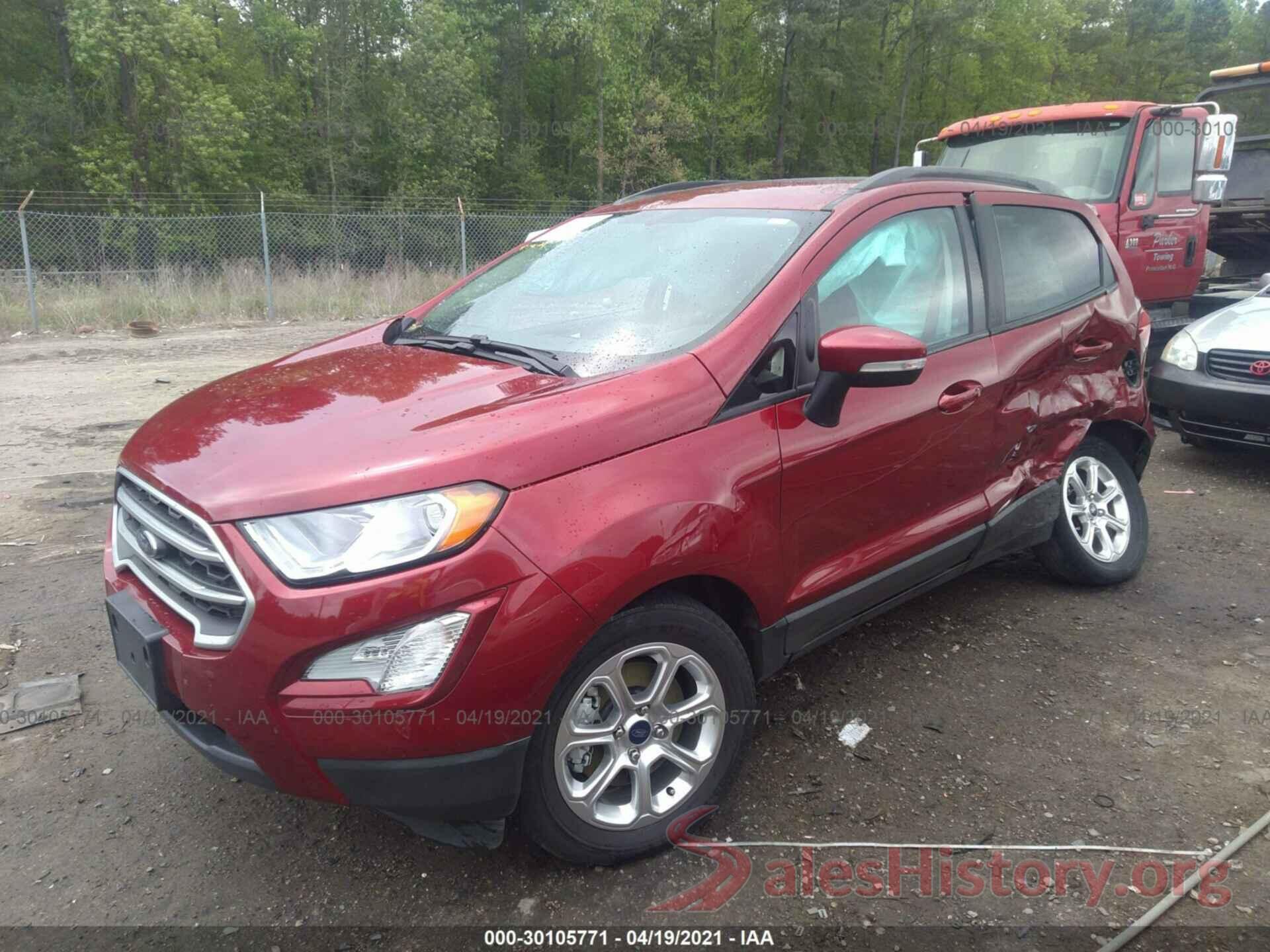 MAJ3S2GE4KC269906 2019 FORD ECOSPORT