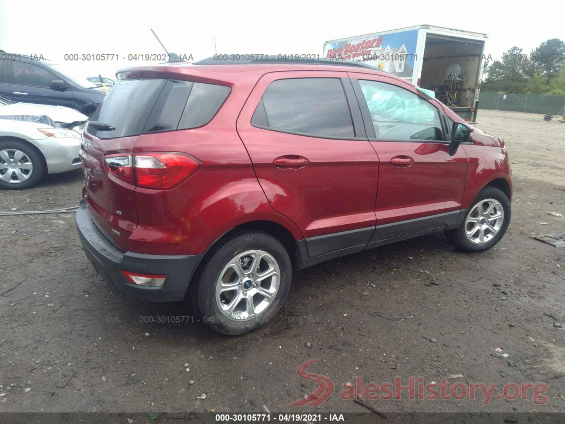 MAJ3S2GE4KC269906 2019 FORD ECOSPORT