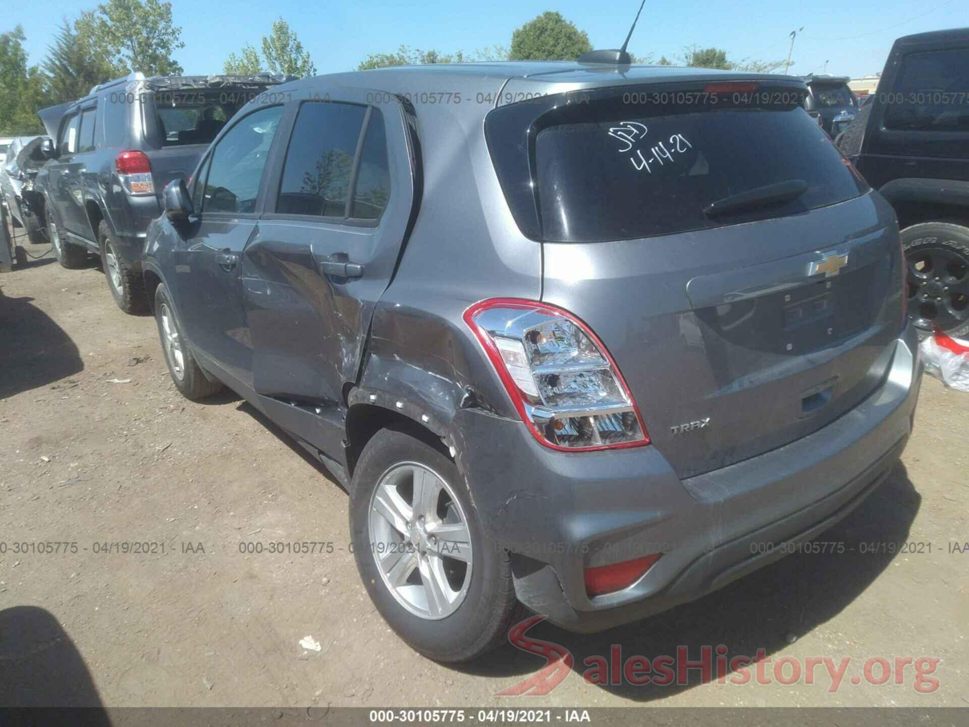 3GNCJKSB0LL156297 2020 CHEVROLET TRAX