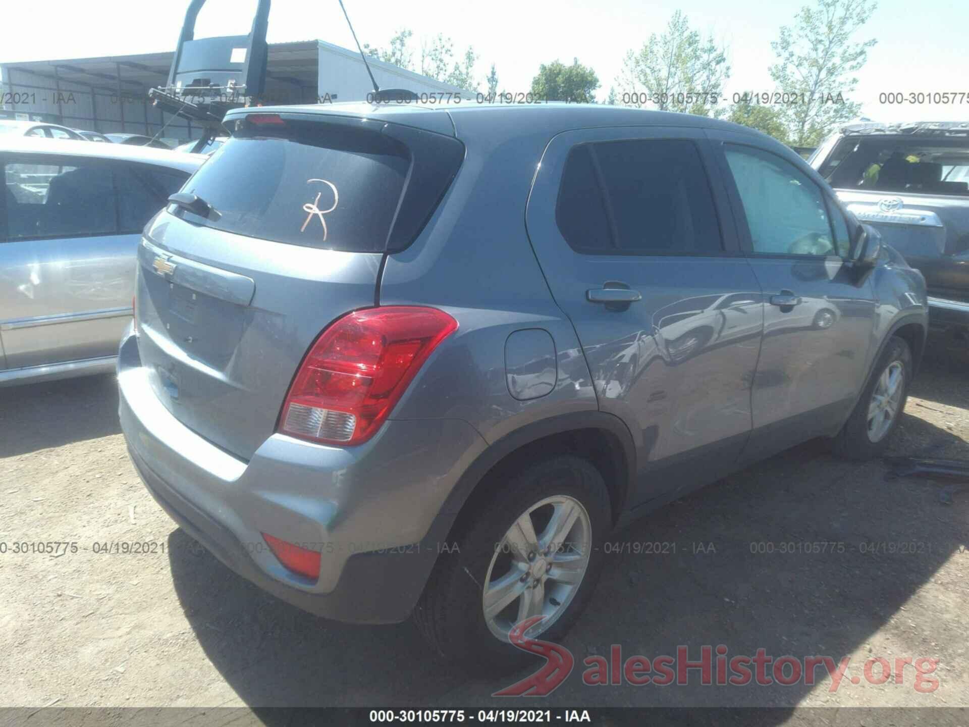 3GNCJKSB0LL156297 2020 CHEVROLET TRAX