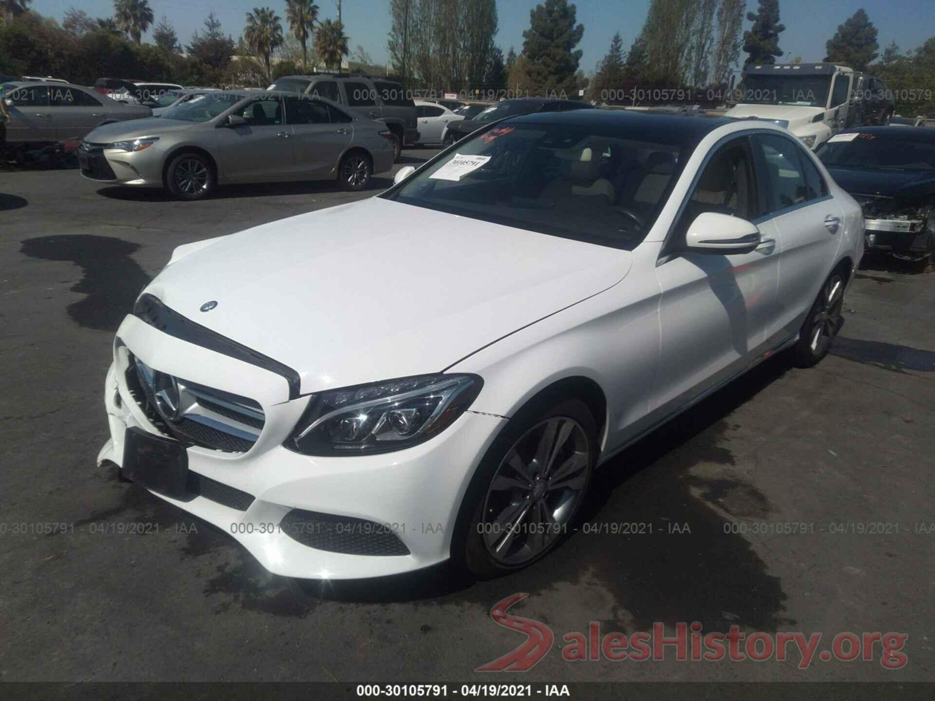 55SWF4JB5GU156481 2016 MERCEDES-BENZ C-CLASS