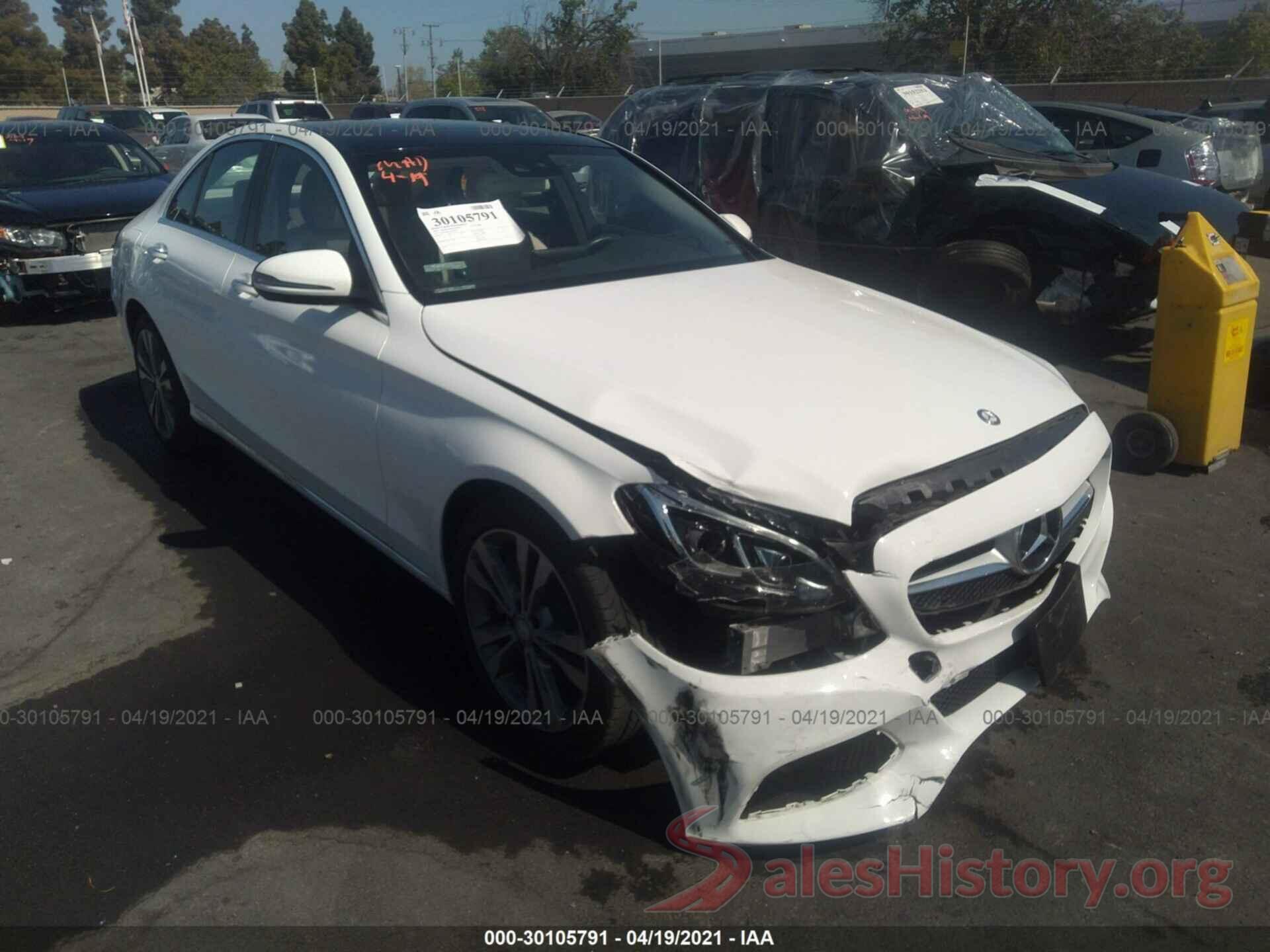 55SWF4JB5GU156481 2016 MERCEDES-BENZ C-CLASS