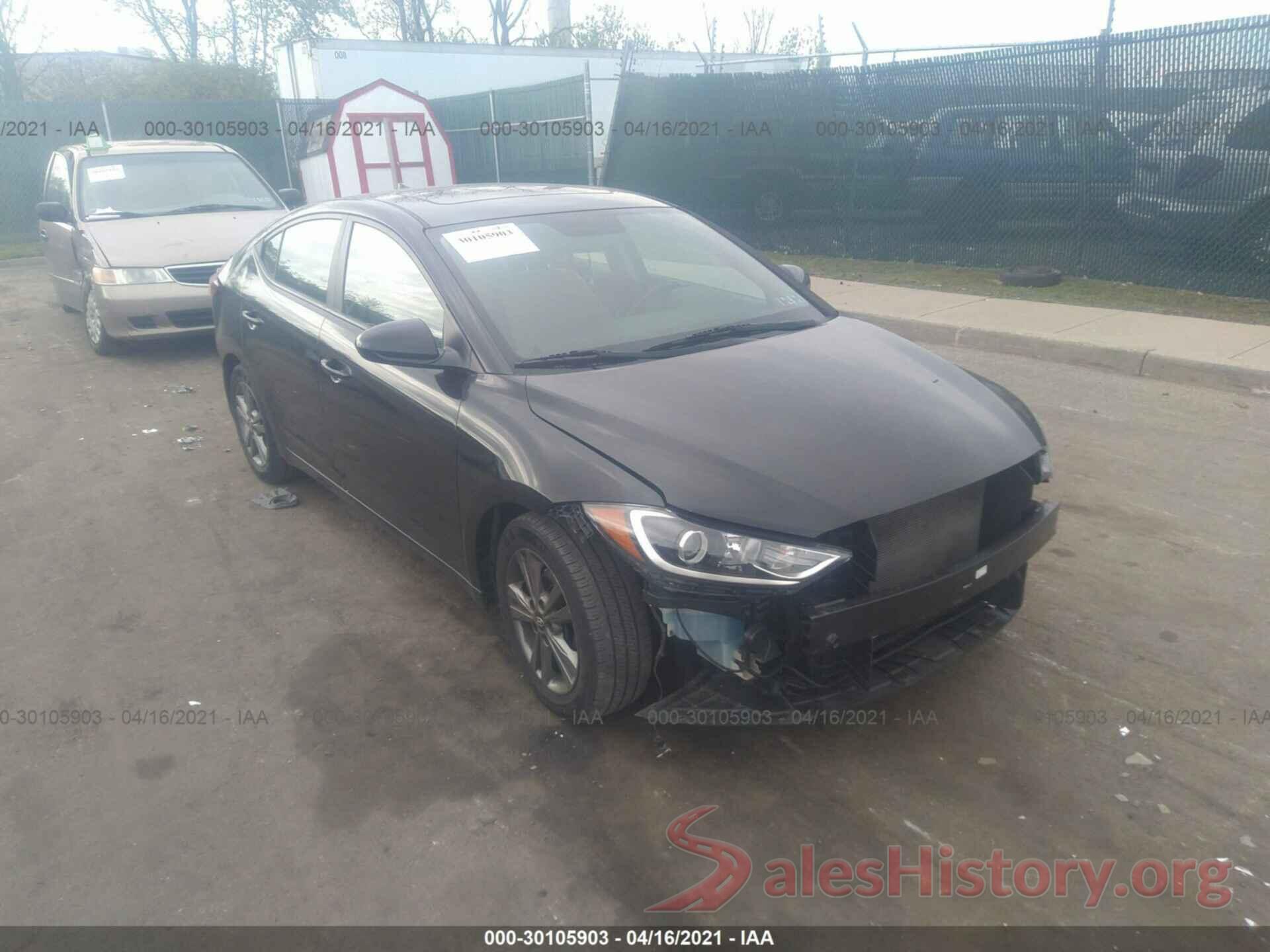 KMHD84LF8HU238907 2017 HYUNDAI ELANTRA