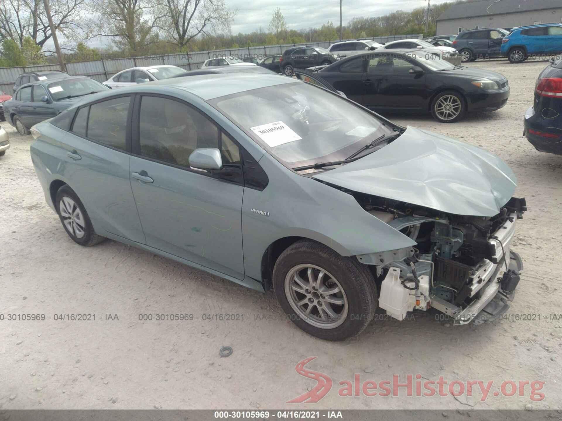 JTDKBRFU6J3065307 2018 TOYOTA PRIUS