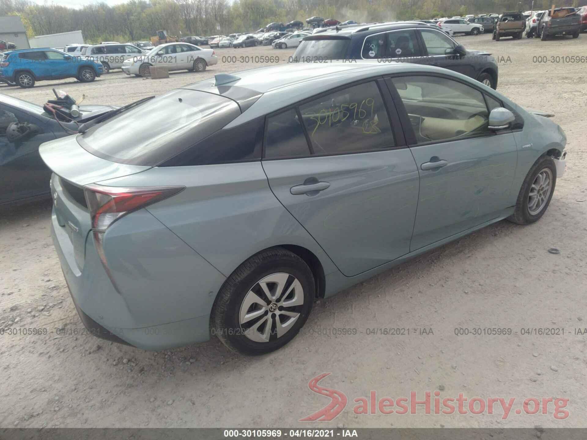 JTDKBRFU6J3065307 2018 TOYOTA PRIUS