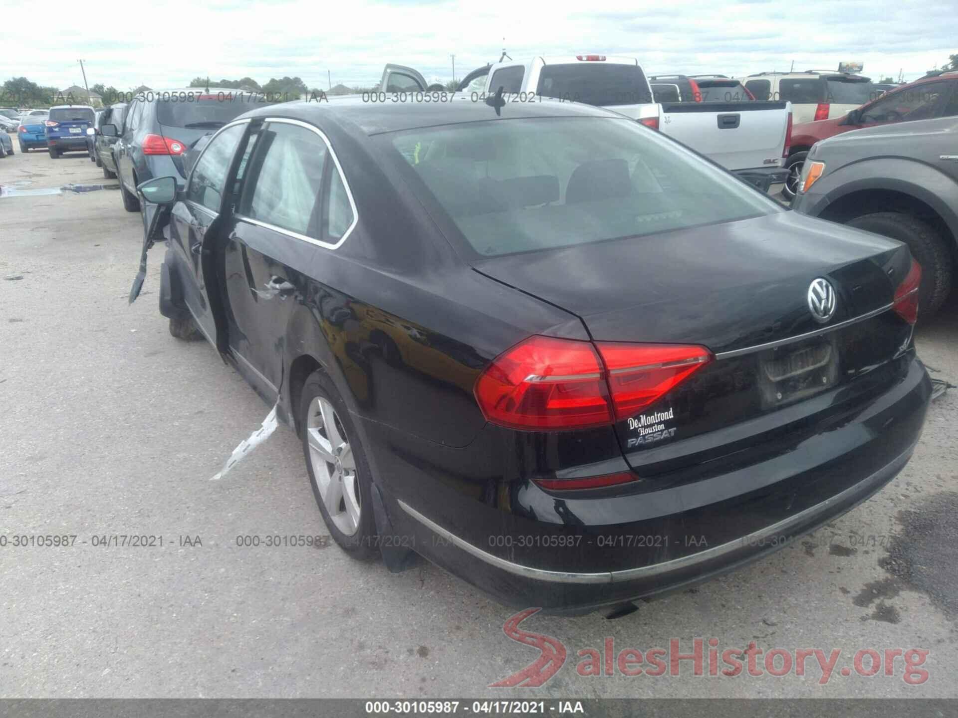 1VWAS7A36GC009534 2016 VOLKSWAGEN PASSAT