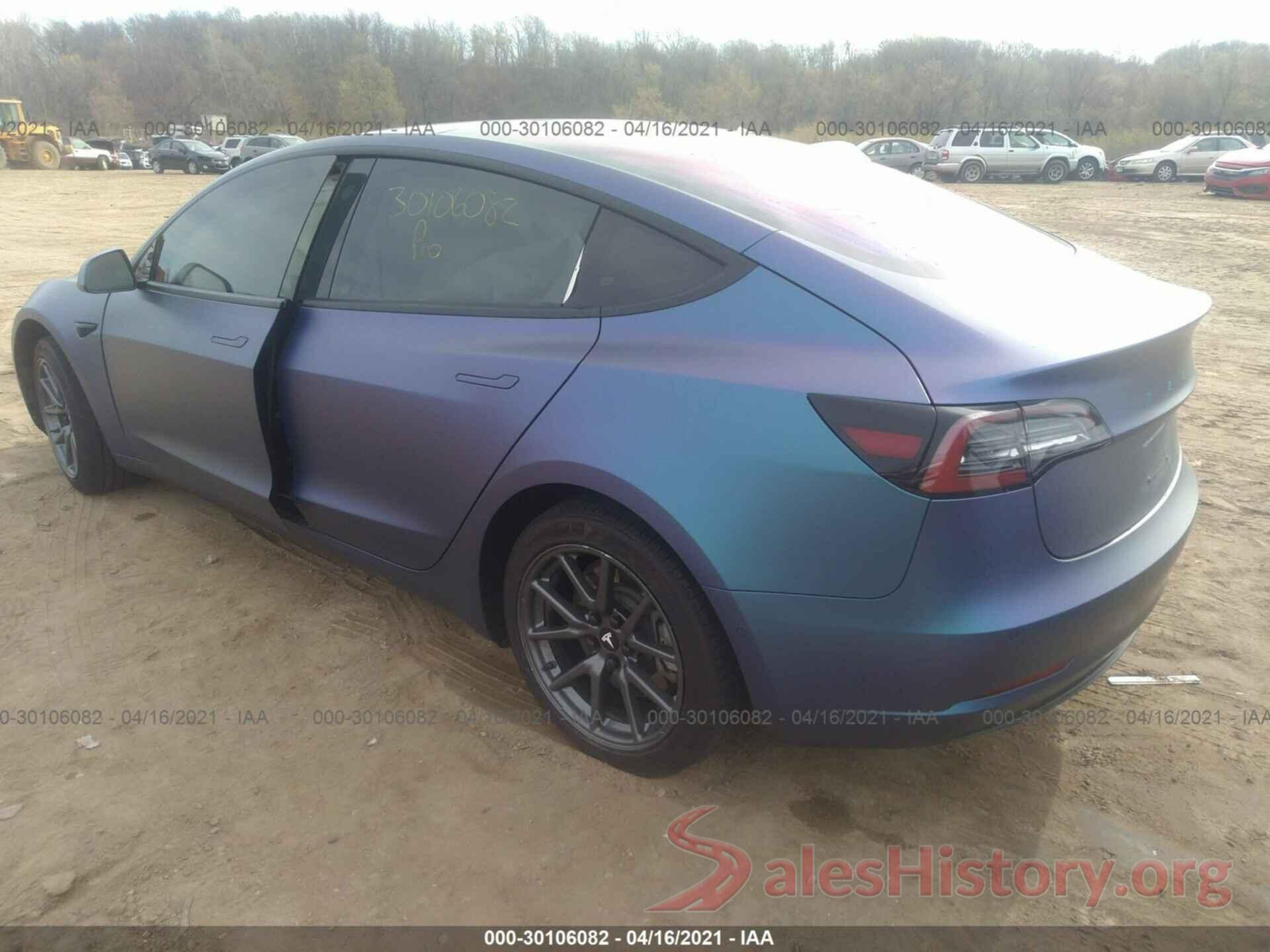 5YJ3E1EA4JF021037 2018 TESLA MODEL 3