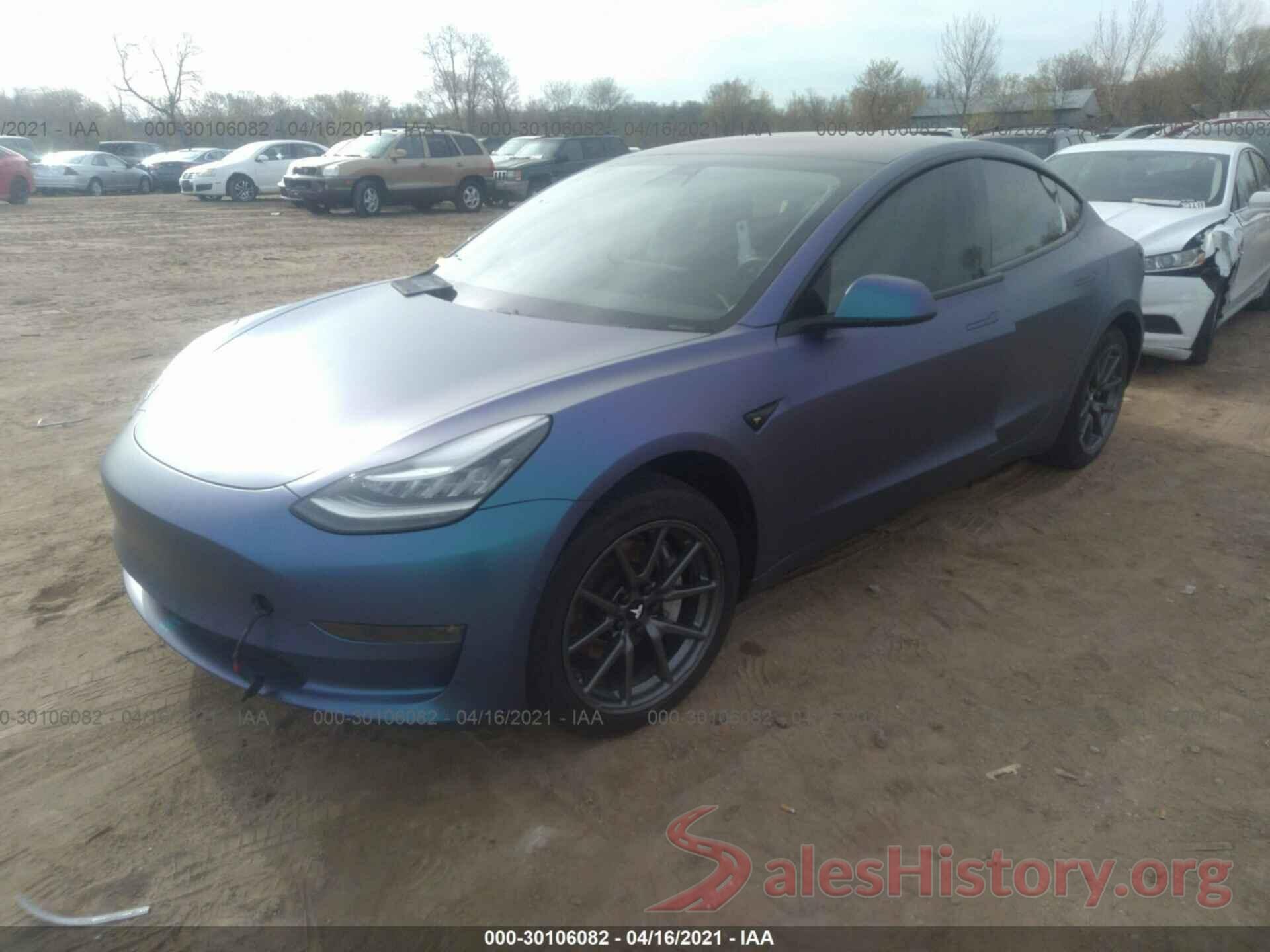 5YJ3E1EA4JF021037 2018 TESLA MODEL 3