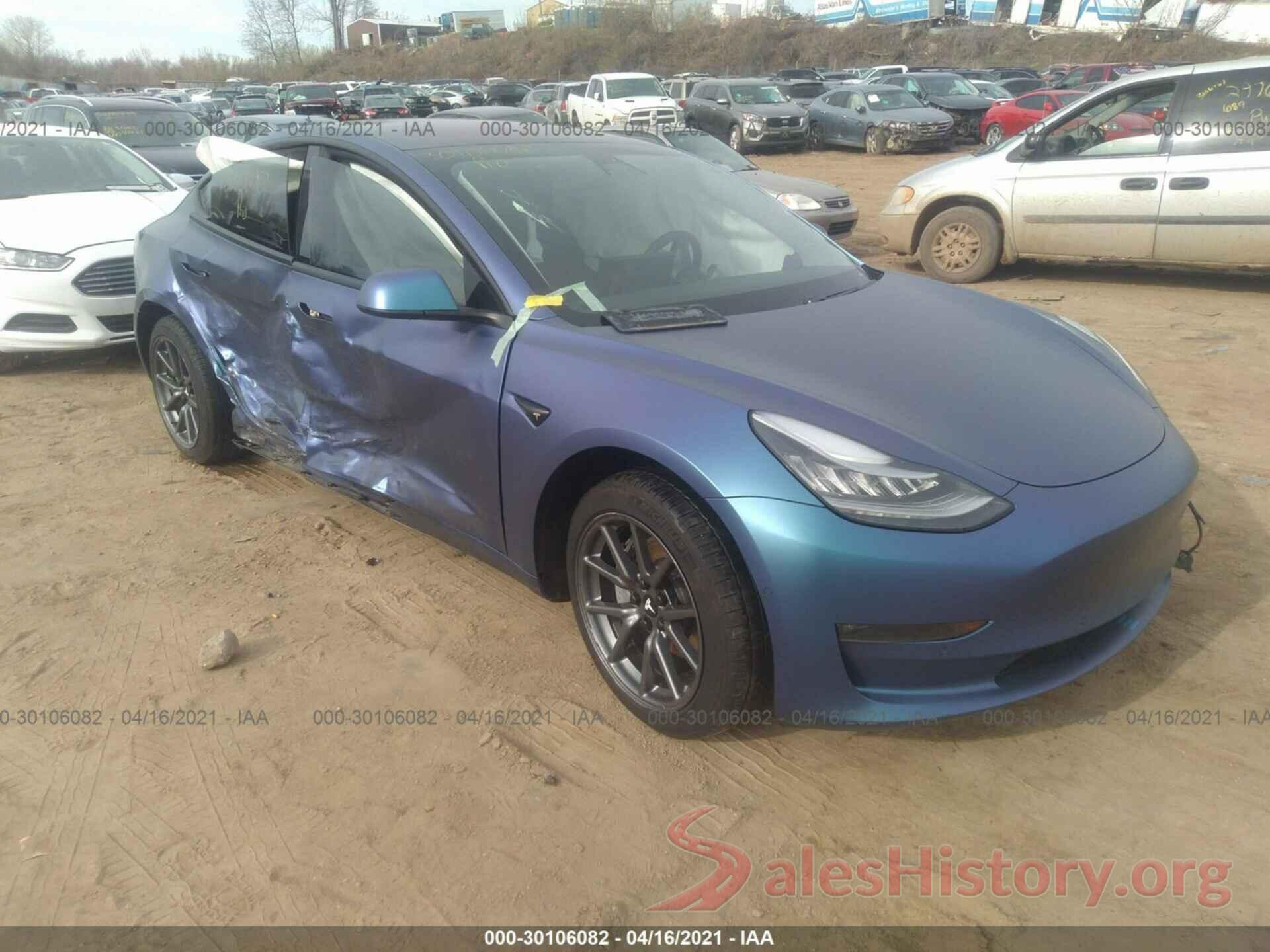 5YJ3E1EA4JF021037 2018 TESLA MODEL 3