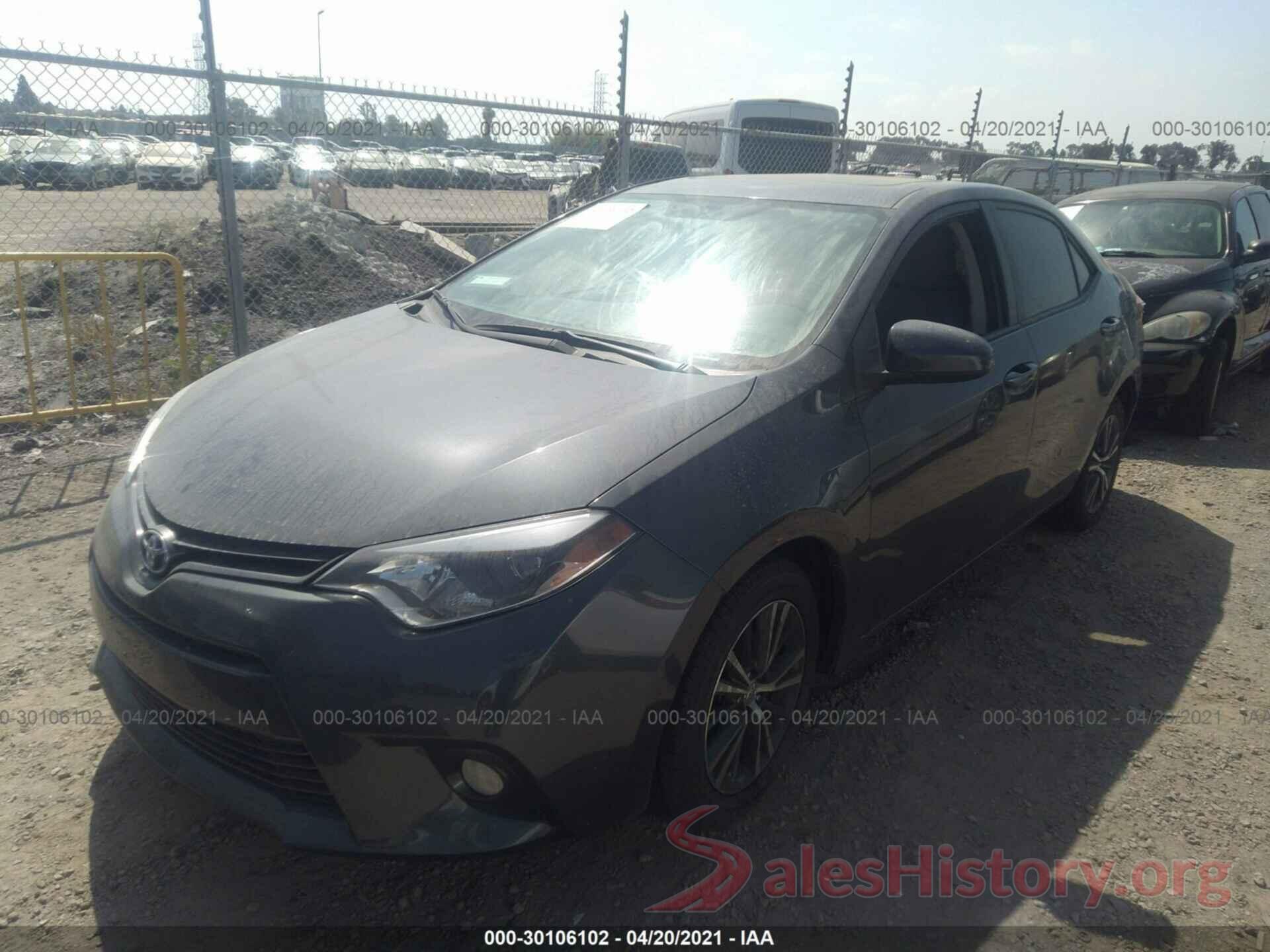 5YFBURHE5GP525024 2016 TOYOTA COROLLA