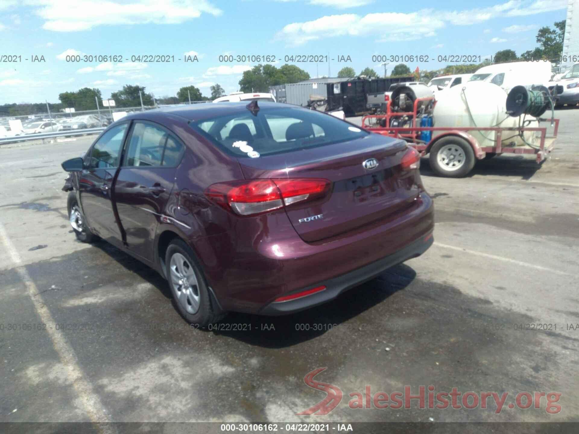 3KPFK4A71HE145672 2017 KIA FORTE