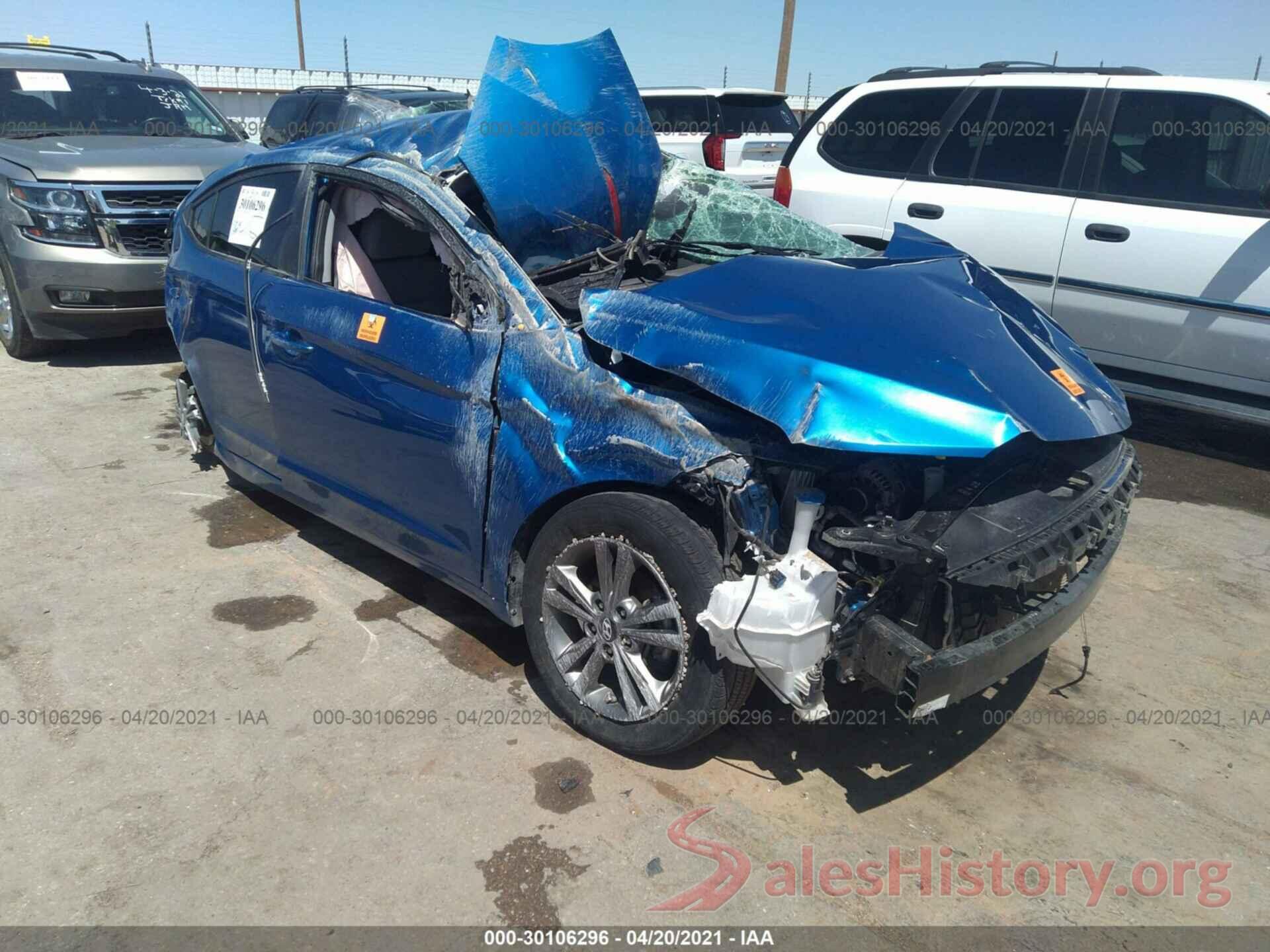 5NPD84LF3JH328664 2018 HYUNDAI ELANTRA