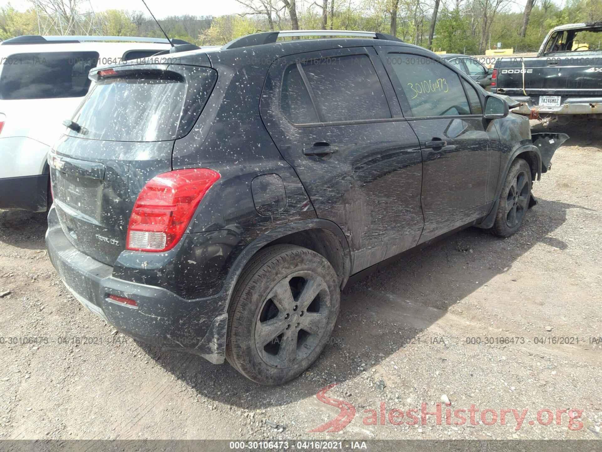 KL7CJMSB5GB669103 2016 CHEVROLET TRAX